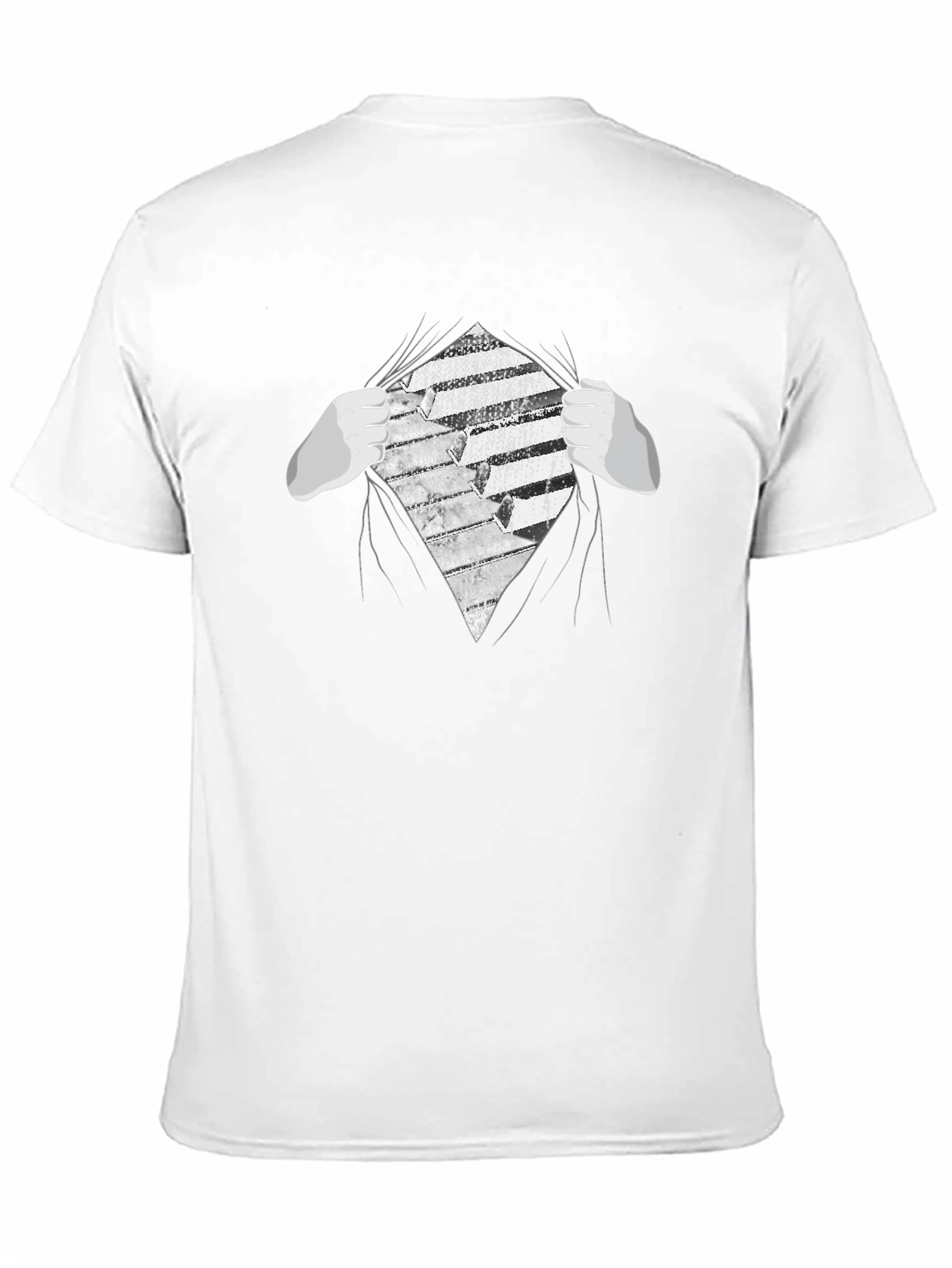 Piano Keys Graphic T-Shirt - Musician Tee
