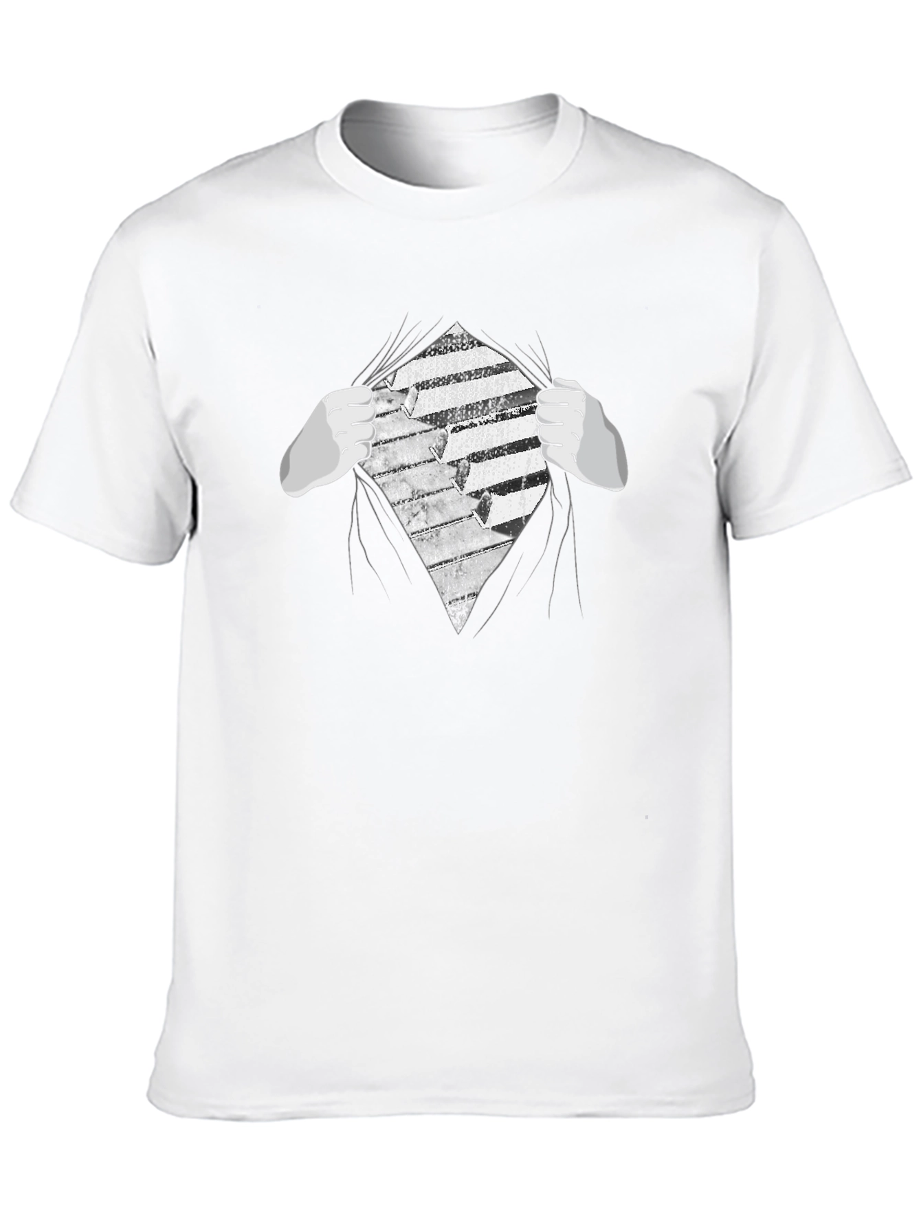 Piano Keys Graphic T-Shirt - Musician Tee
