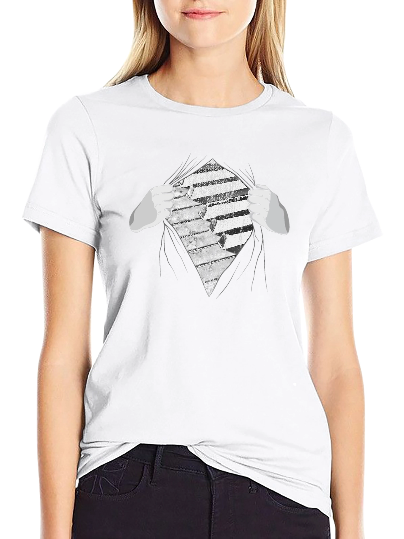 Piano Keys Graphic T-Shirt - Musician Tee