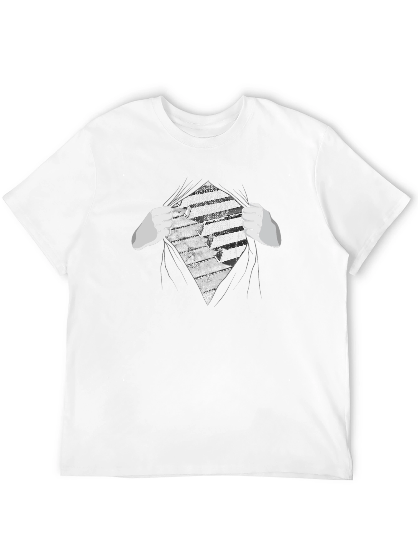 Piano Keys Graphic T-Shirt - Musician Tee