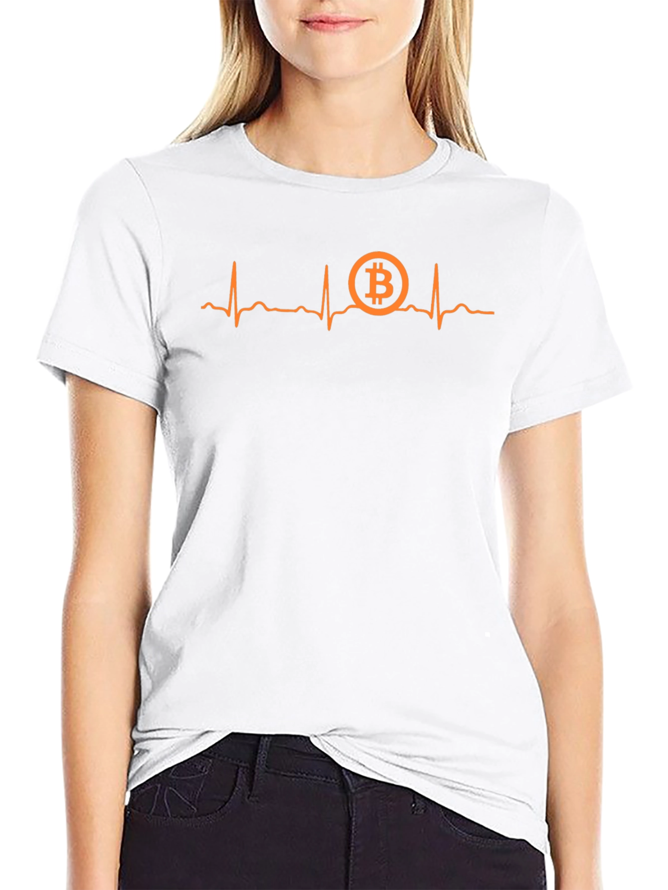 Bitcoin Heartbeat T-Shirt - Crypto Lover Tee