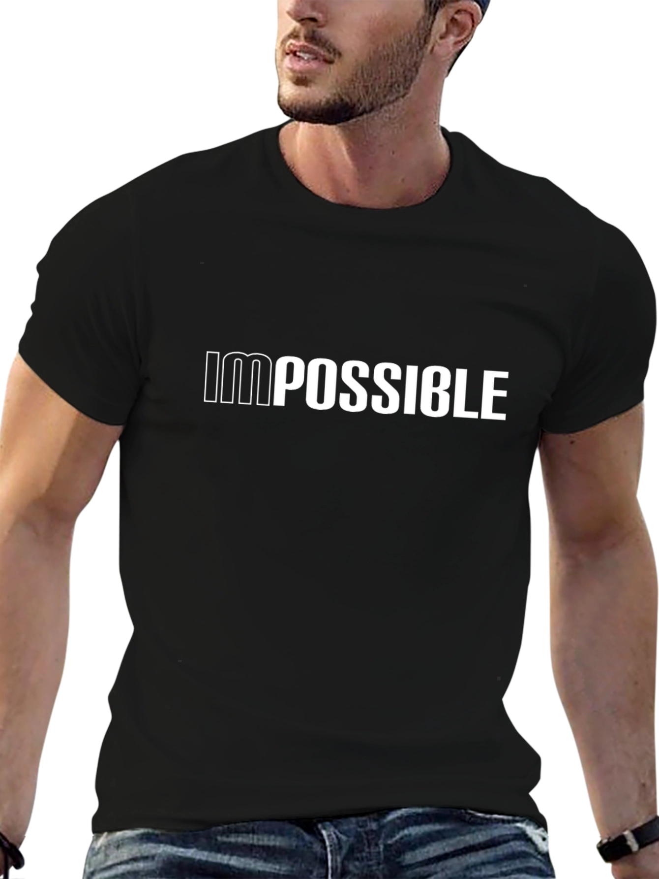 Impossible T-Shirt - Motivational Graphic Tee