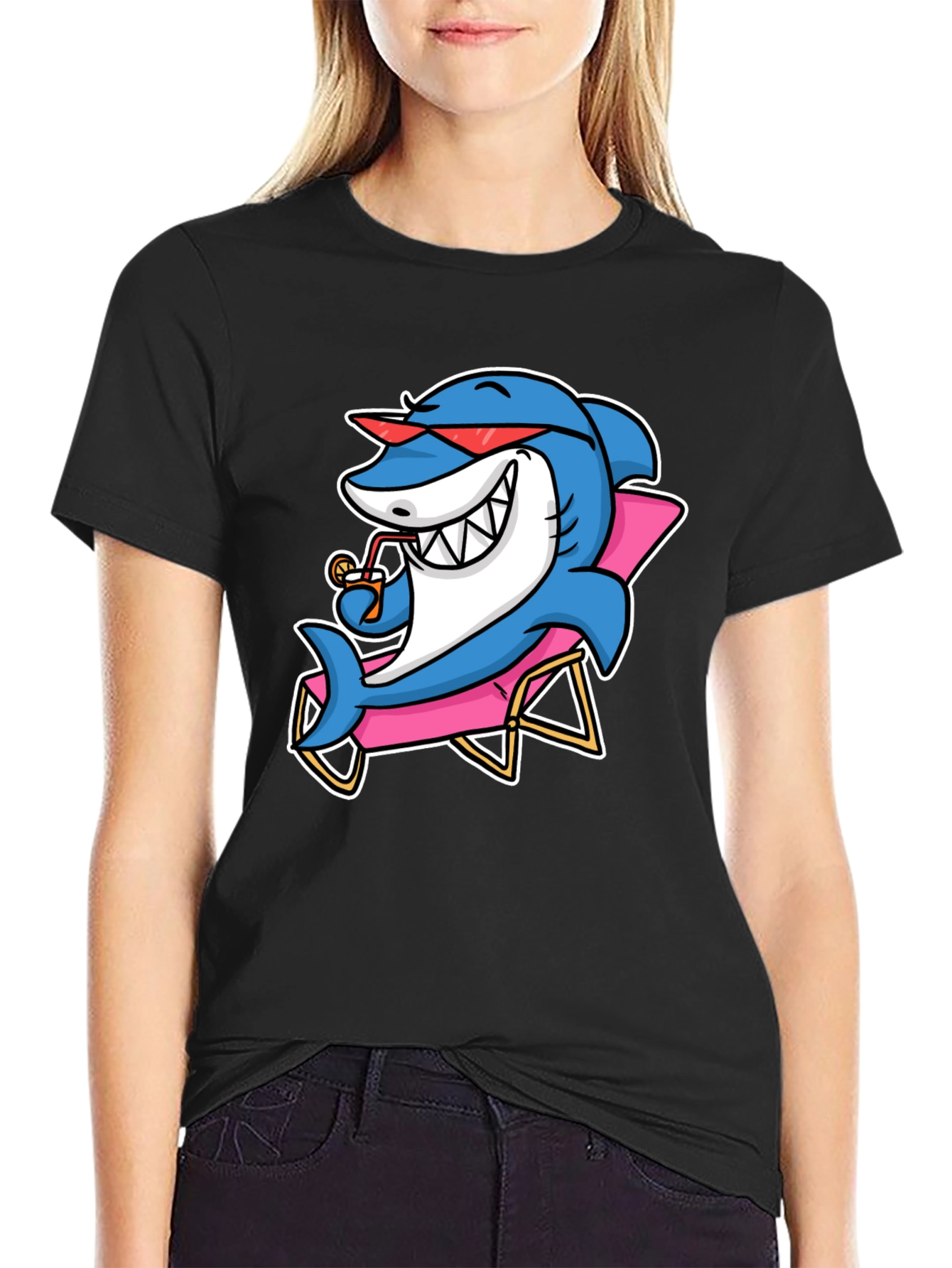 Relaxed Shark T-Shirt - Vacation Mode!