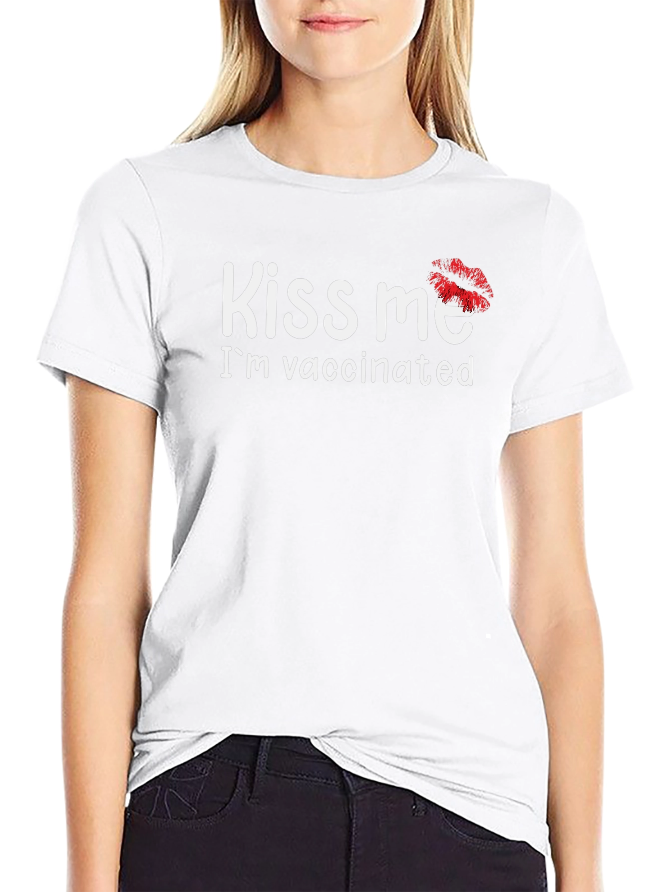 Kiss Me Im Vaccinated T-Shirt