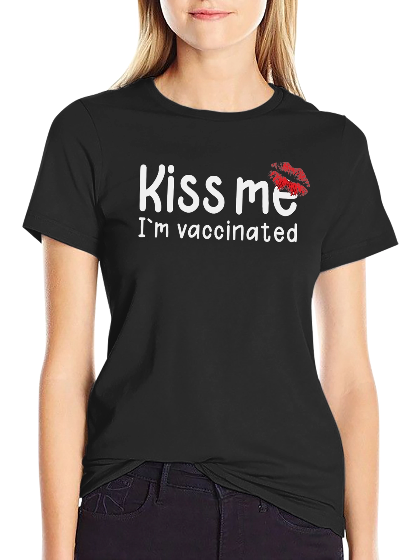 Kiss Me Im Vaccinated T-Shirt