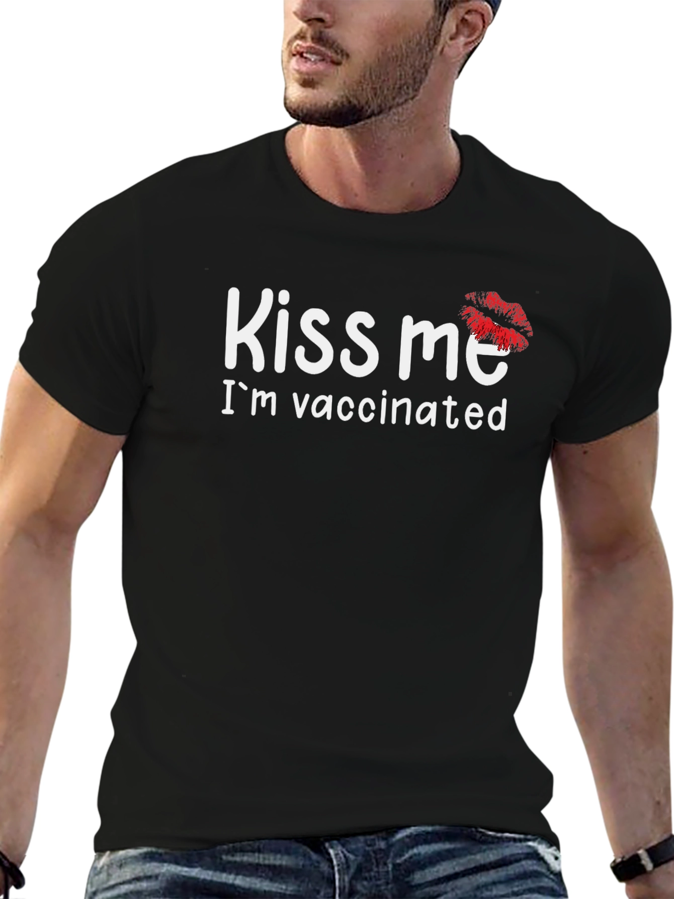 Kiss Me Im Vaccinated T-Shirt