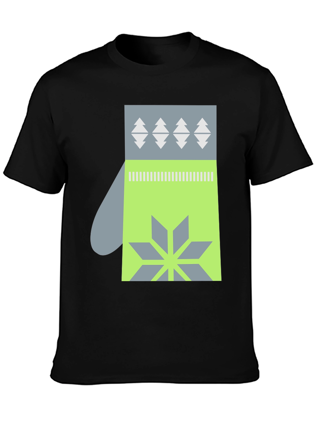 Mitten Graphic Tee - Winter Holiday Style