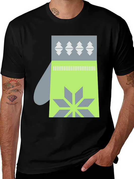 Mitten Graphic Tee - Winter Holiday Style