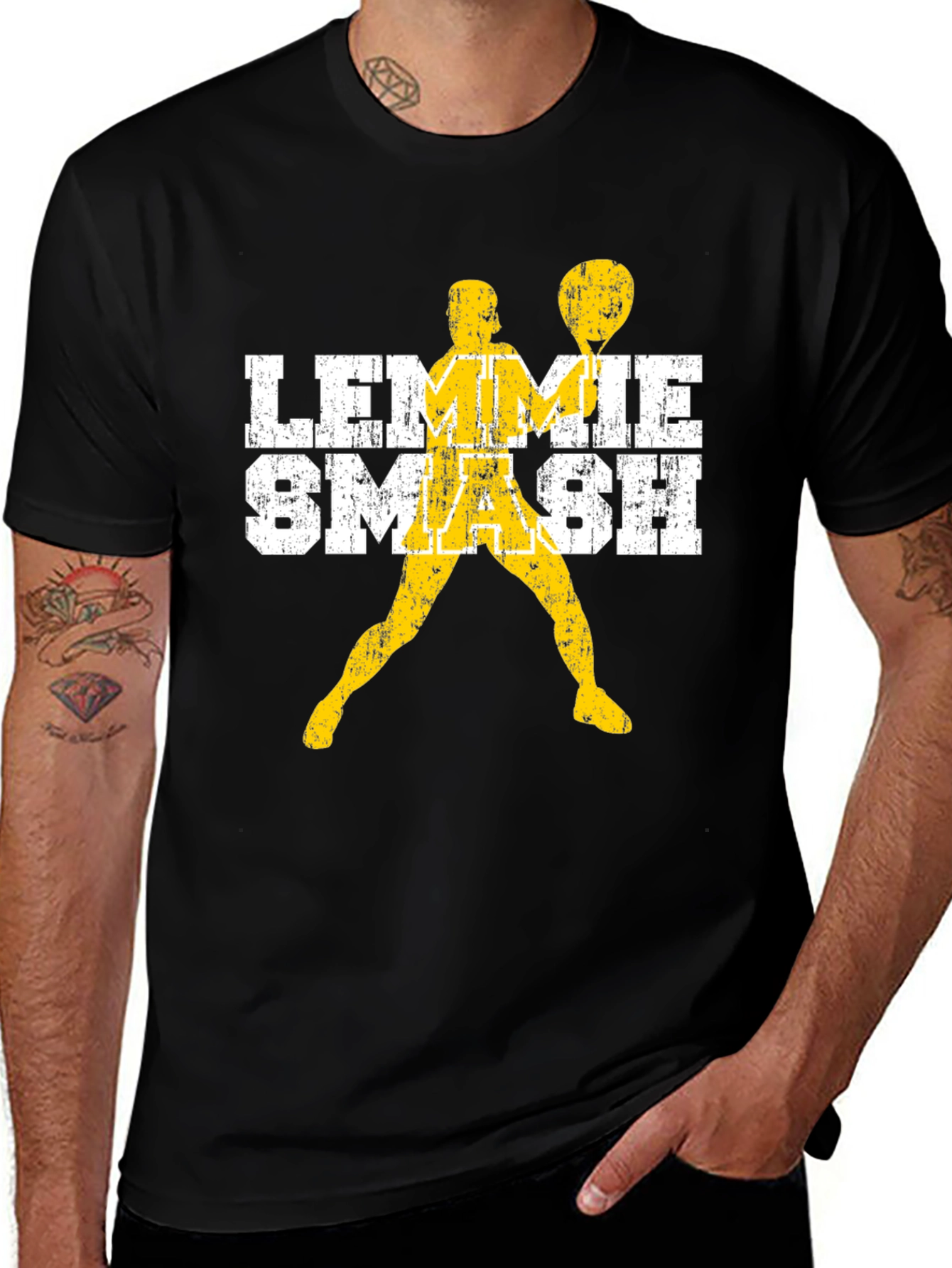 Lemmie Smash T-Shirt Graphic Tee for Men