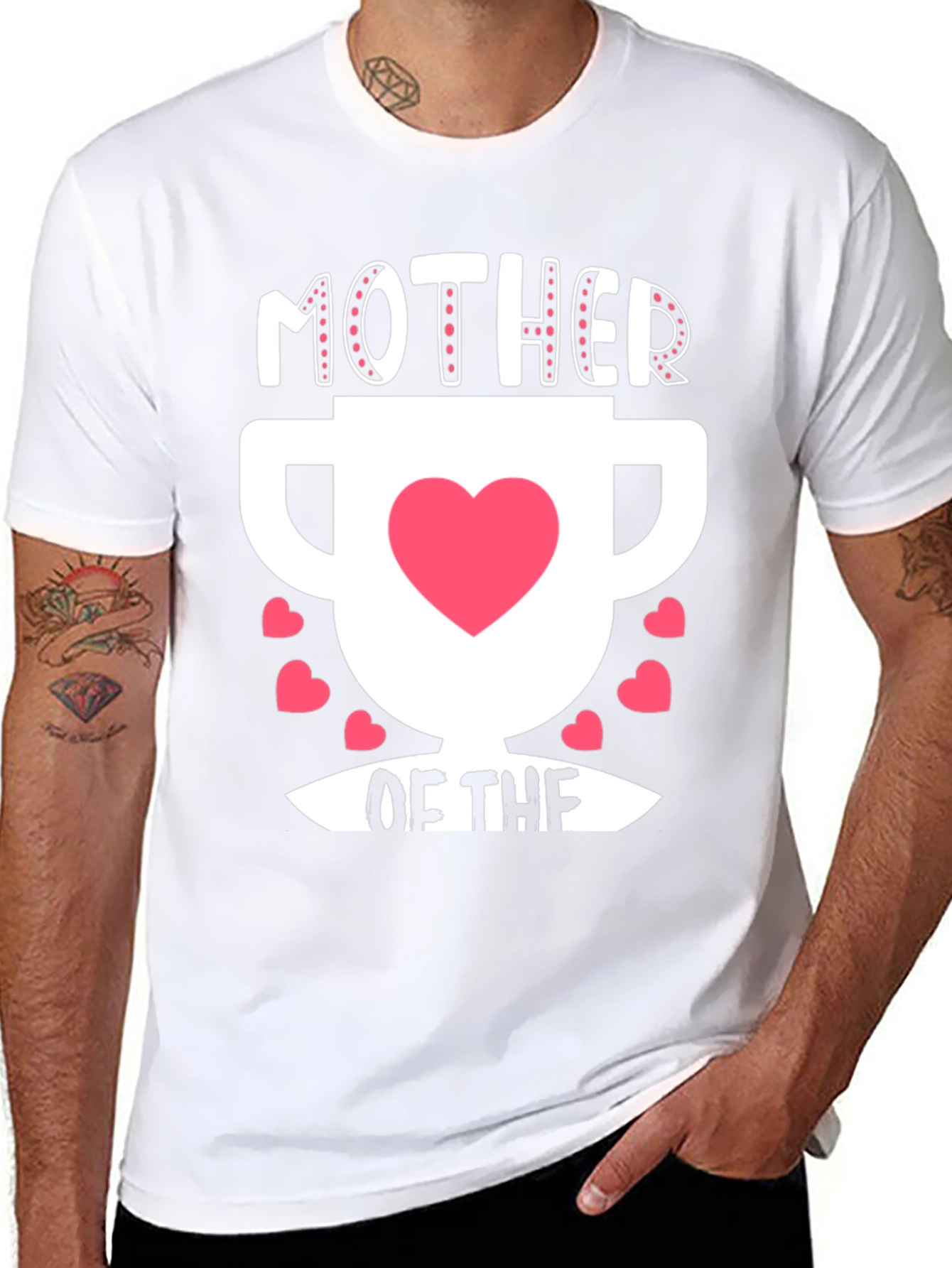 Mother of the Year Trophy Graphic Tee