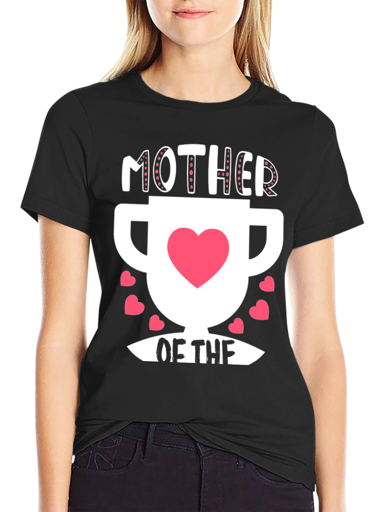 Mother of the Year Trophy Graphic Tee