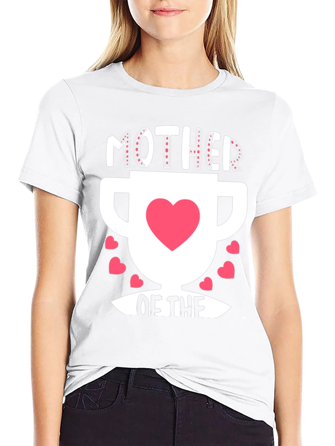 Mother of the Year Trophy Graphic Tee