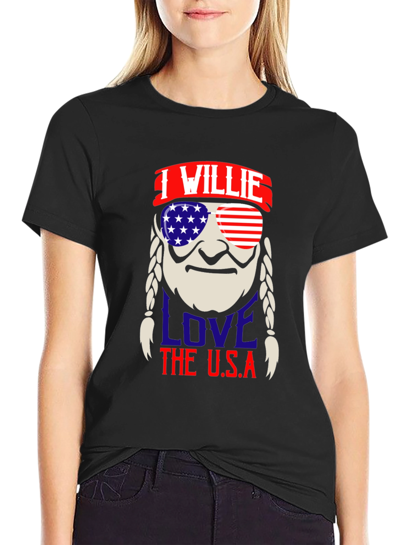 I Willie Love The U.S.A. Patriotic T-Shirt
