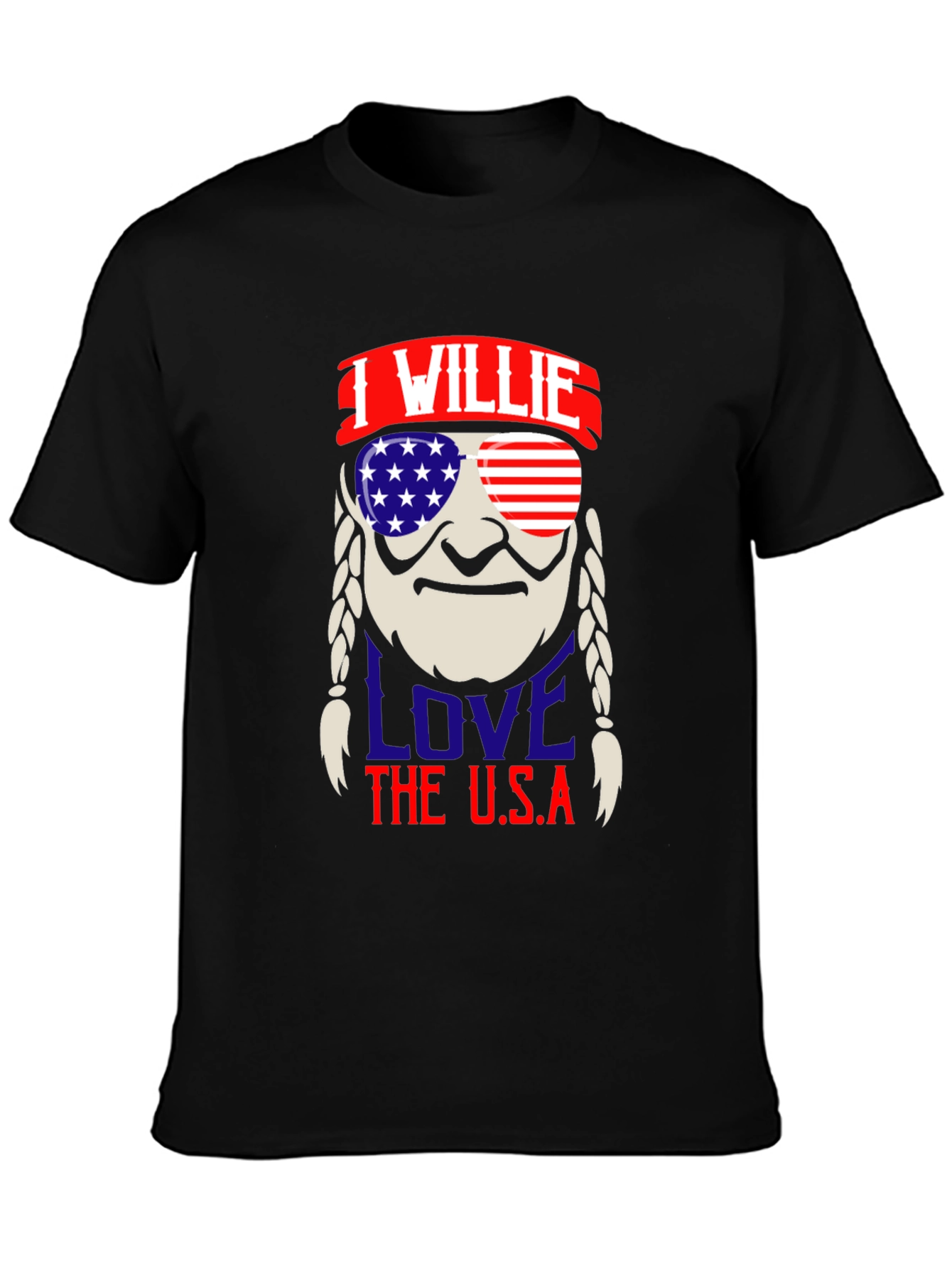 I Willie Love The U.S.A. Patriotic T-Shirt