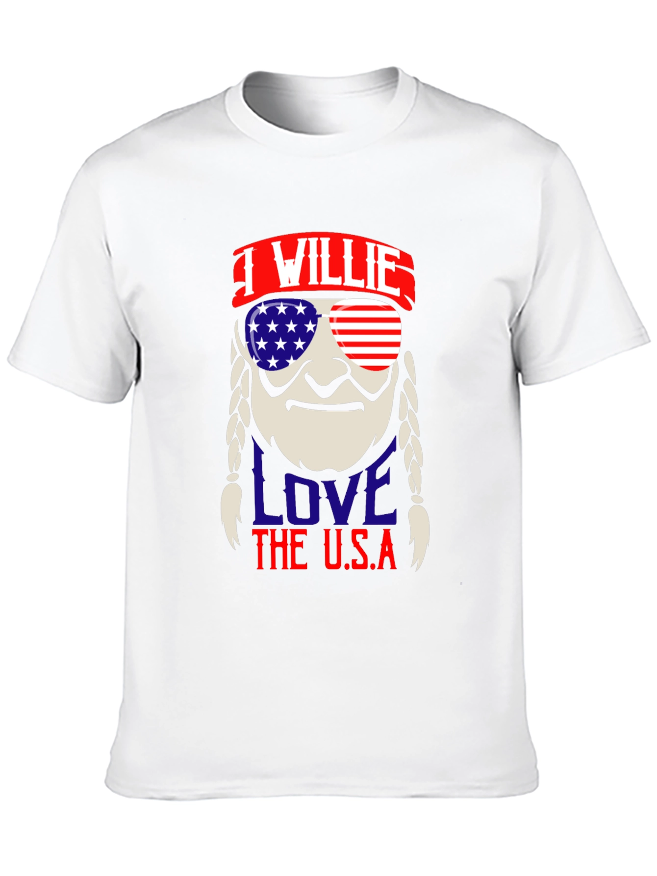I Willie Love The U.S.A. Patriotic T-Shirt