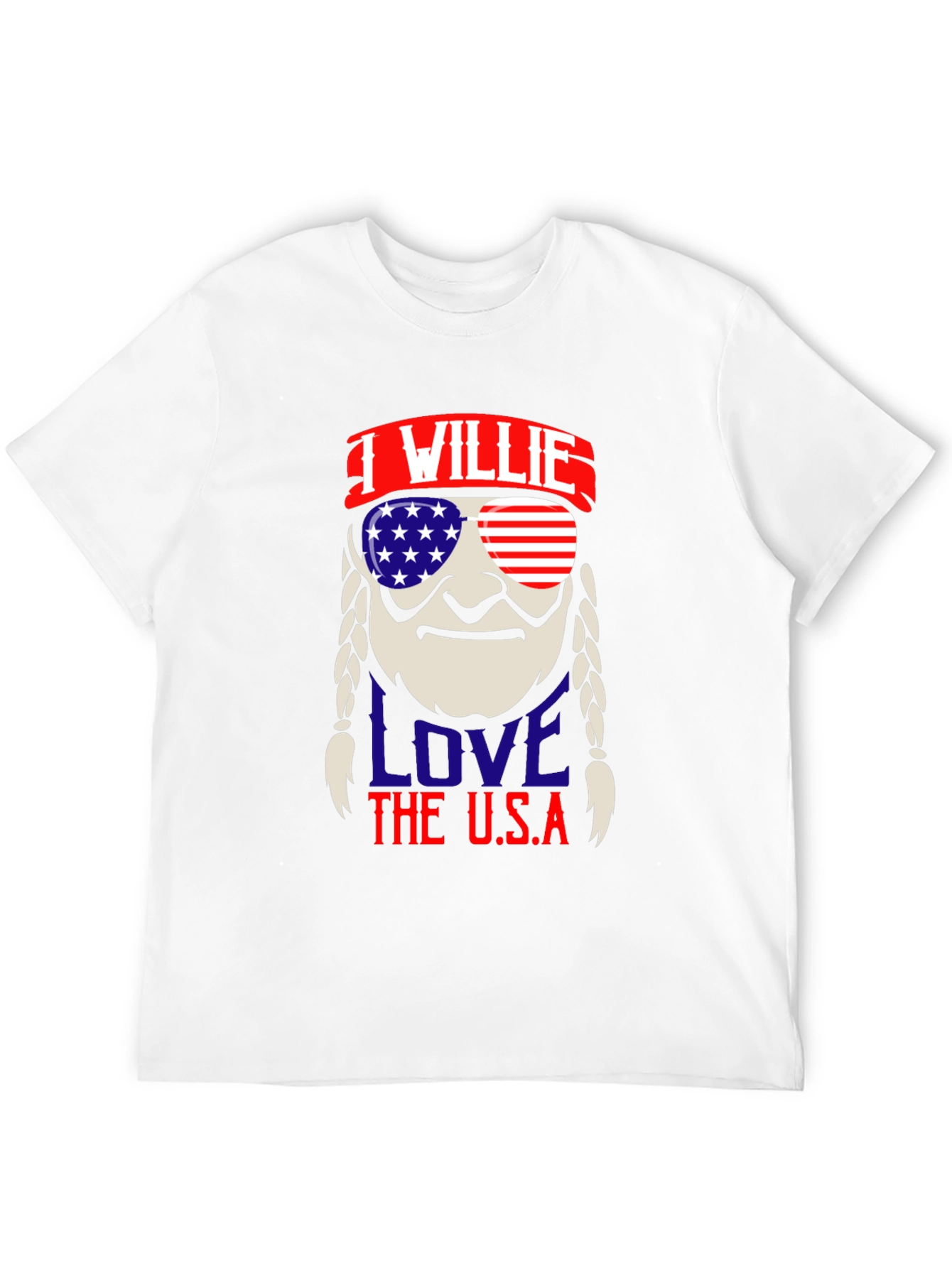I Willie Love The U.S.A. Patriotic T-Shirt