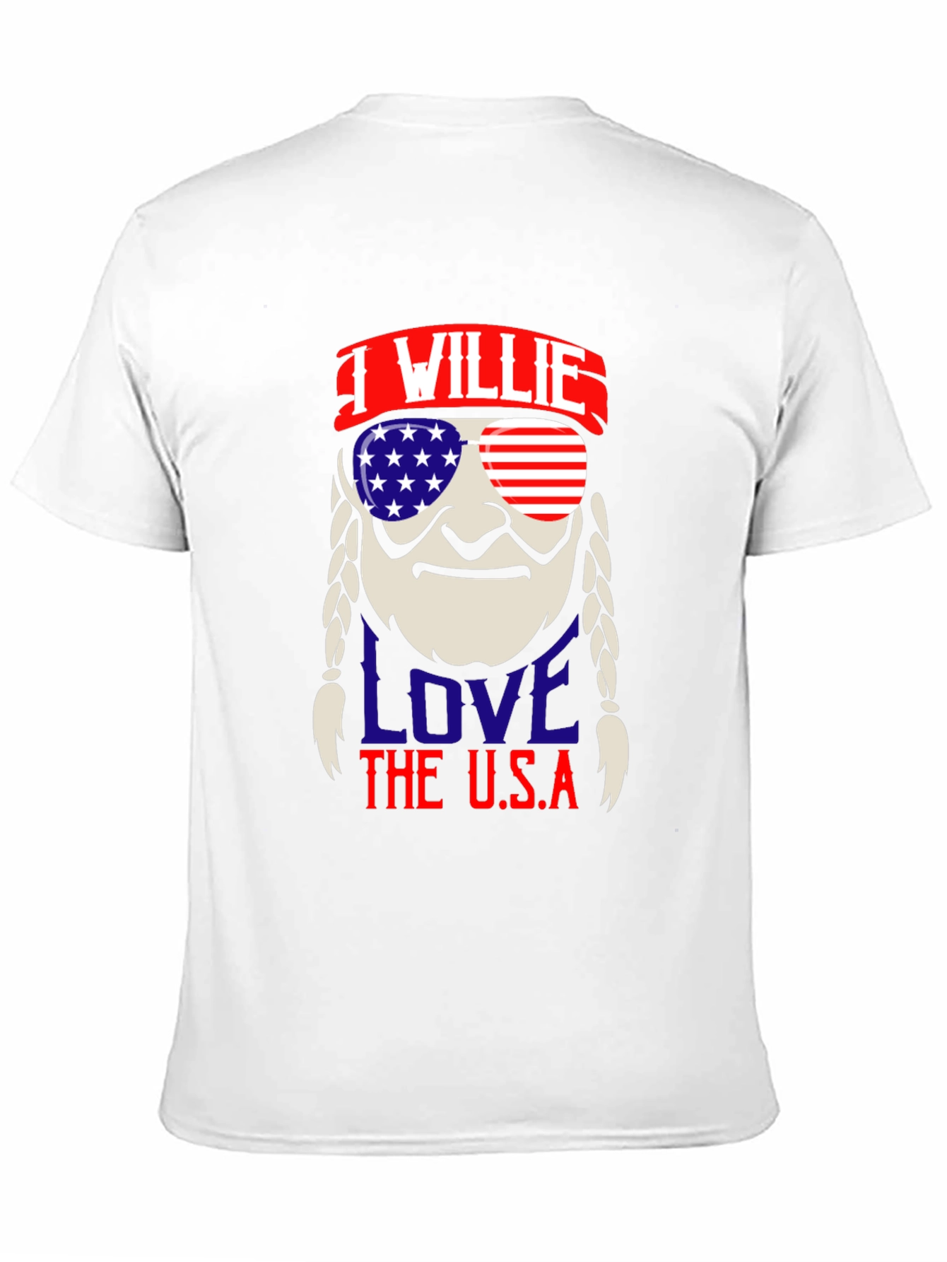 I Willie Love The U.S.A. Patriotic T-Shirt
