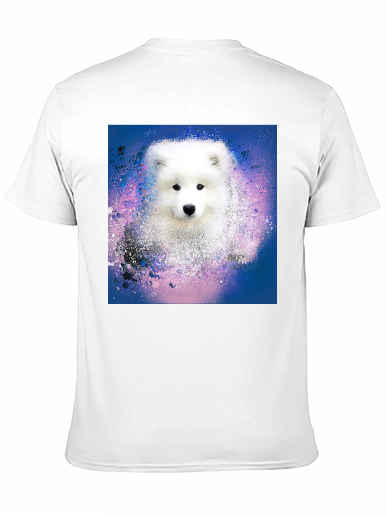 Dog Graphic Print Black T-Shirt
