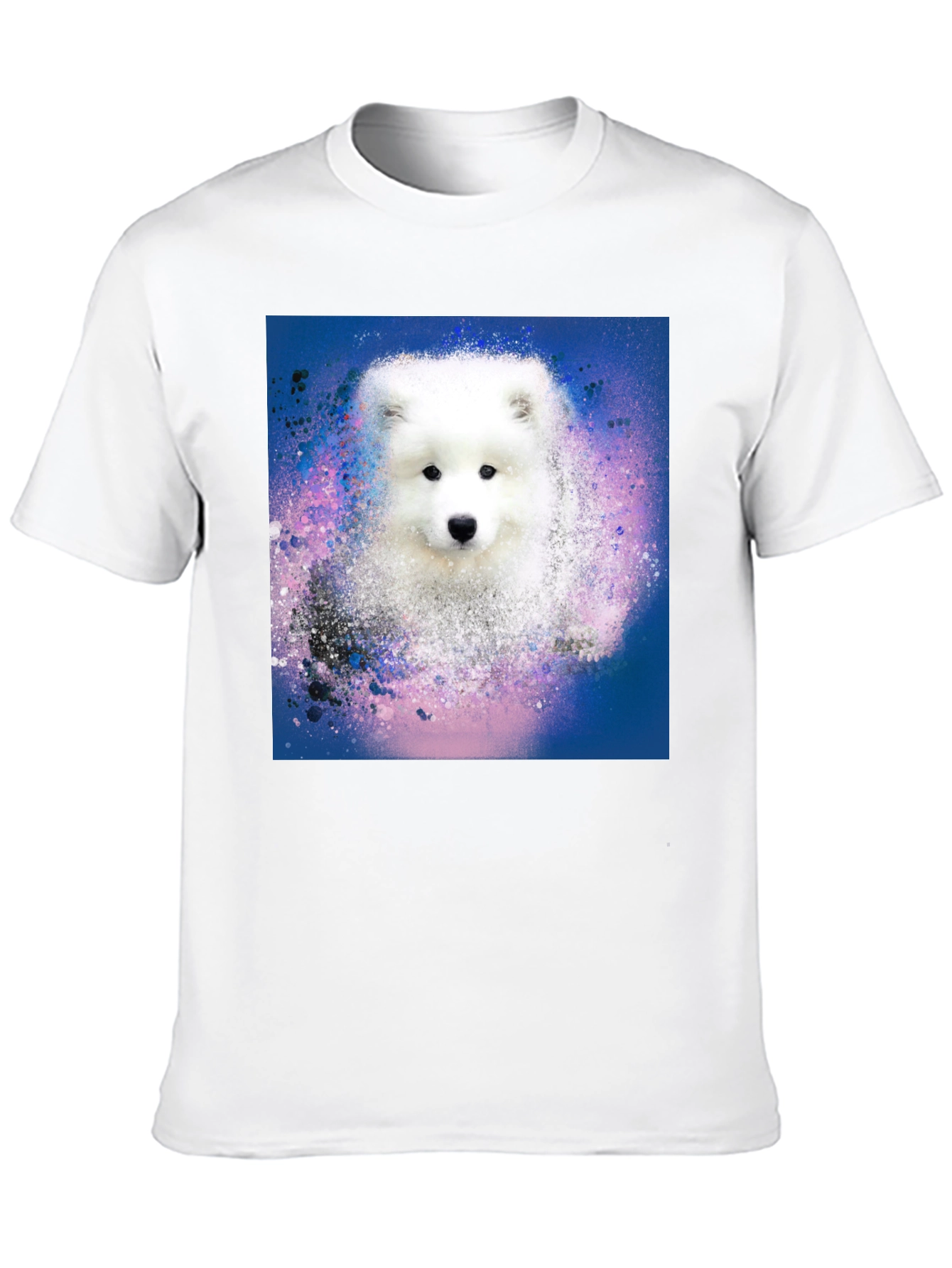 Dog Graphic Print Black T-Shirt