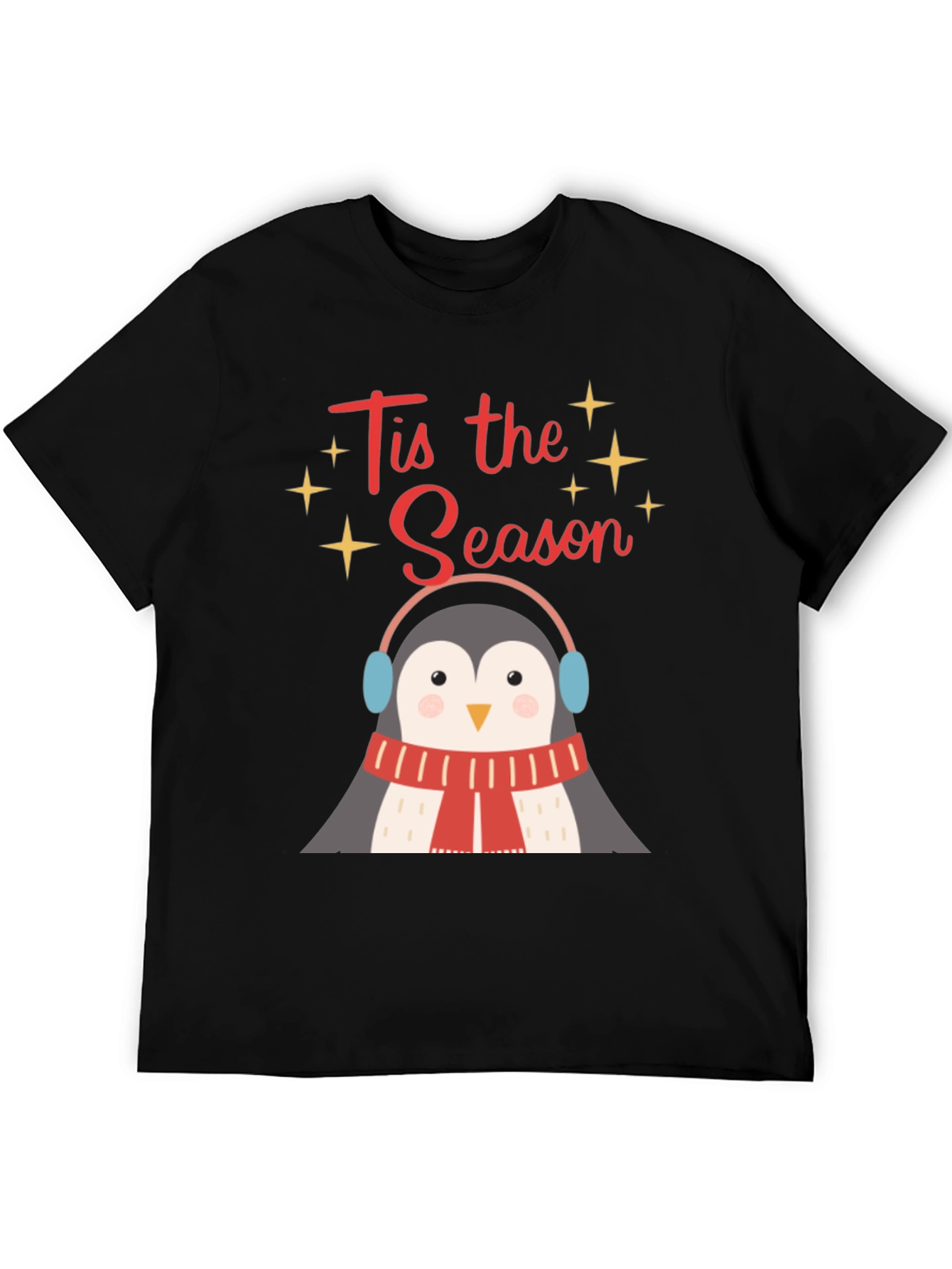 Tis the Season Penguin Graphic Tee