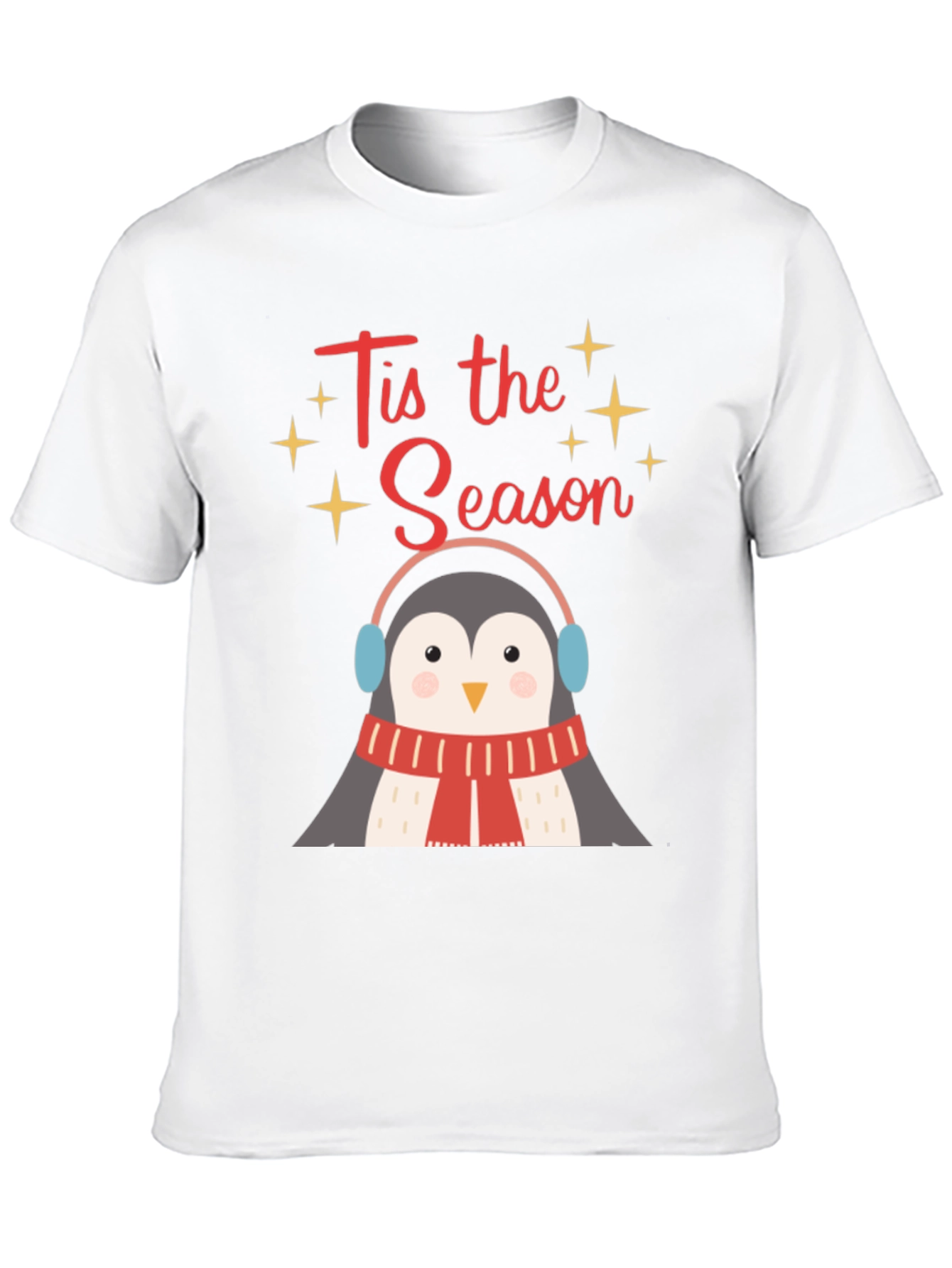 Tis the Season Penguin Graphic Tee