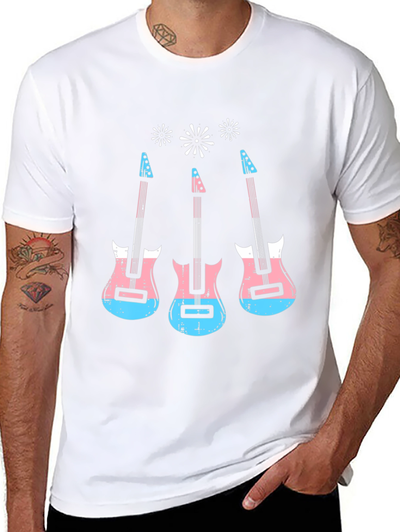 Trans Pride Electric Guitar T-Shirt