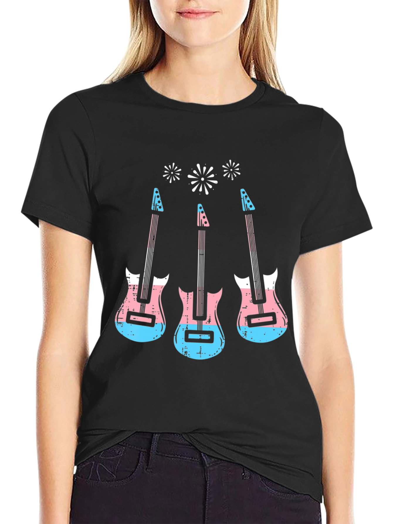 Trans Pride Electric Guitar T-Shirt