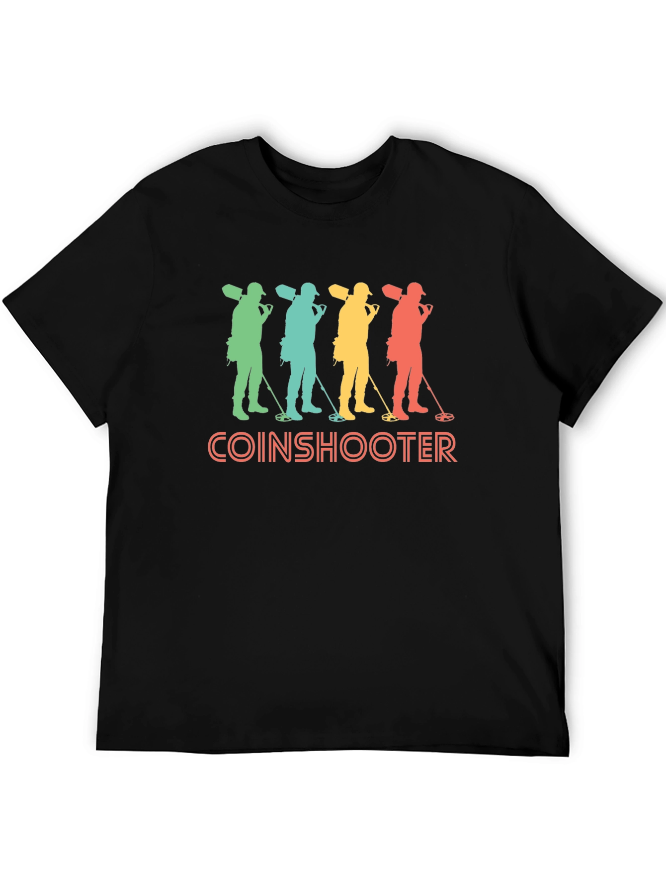 Retro Coinshooter Graphic T-Shirt - Metal Detecting Tee