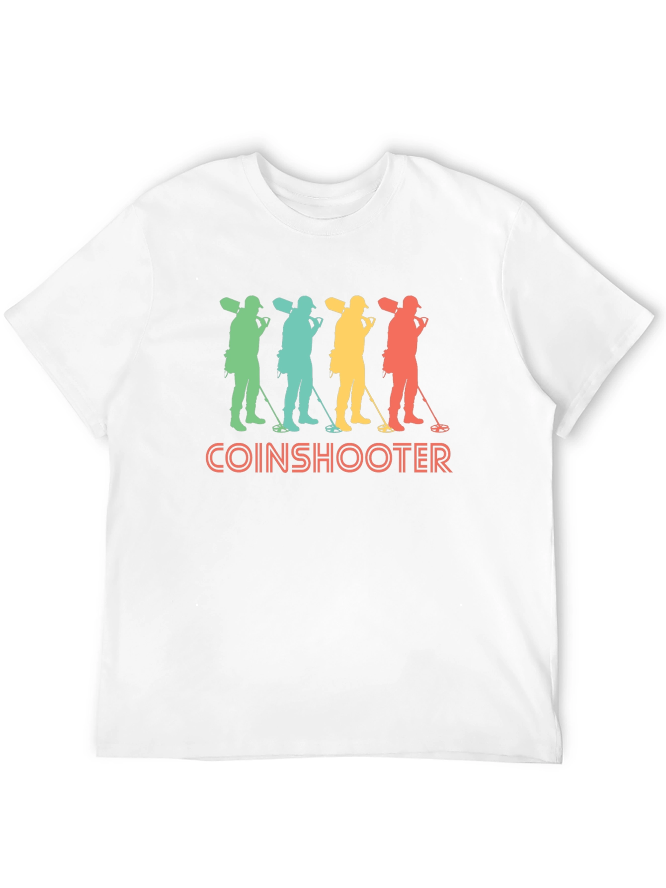 Retro Coinshooter Graphic T-Shirt - Metal Detecting Tee