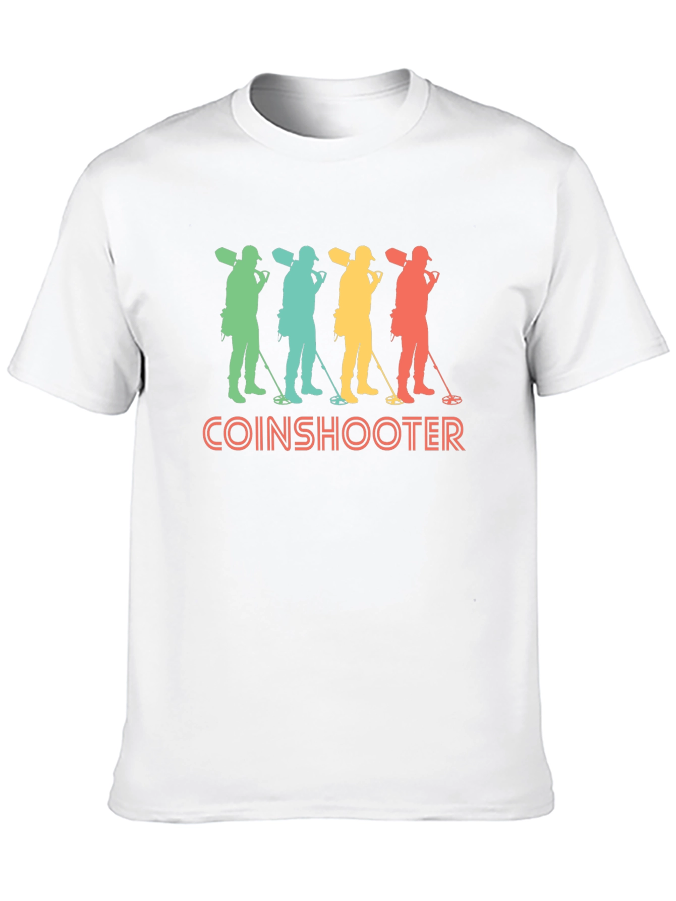 Retro Coinshooter Graphic T-Shirt - Metal Detecting Tee