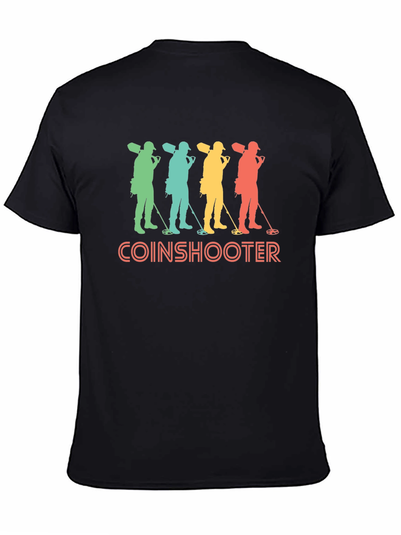 Retro Coinshooter Graphic T-Shirt - Metal Detecting Tee