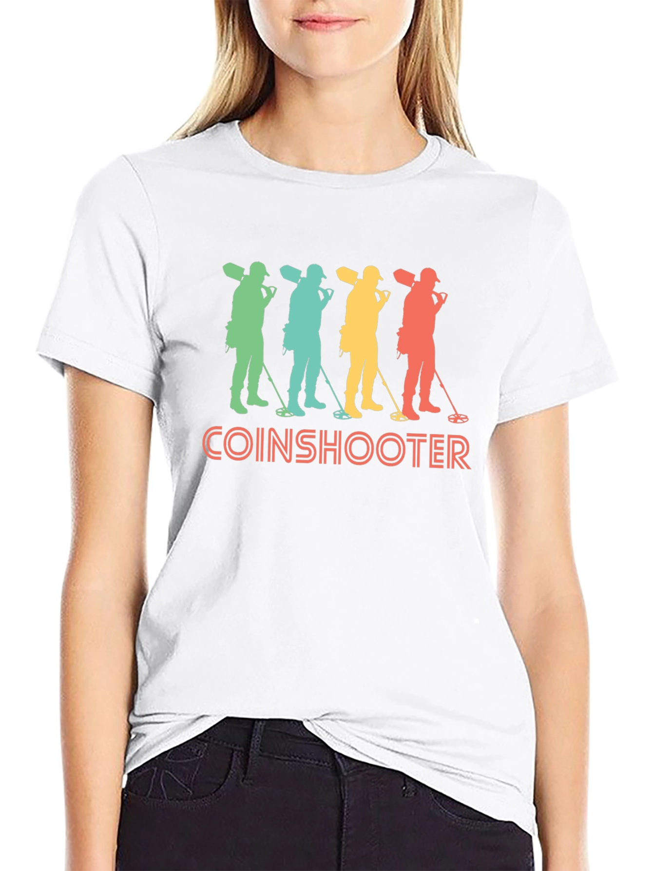 Retro Coinshooter Graphic T-Shirt - Metal Detecting Tee