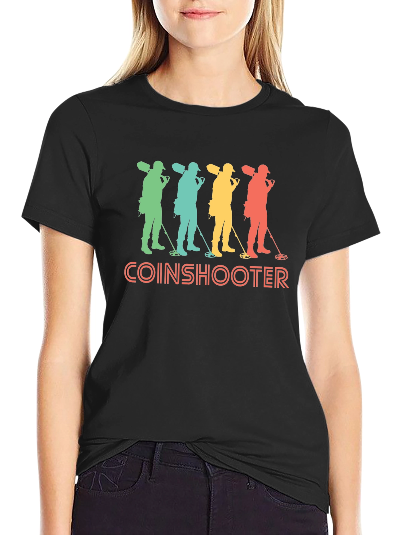 Retro Coinshooter Graphic T-Shirt - Metal Detecting Tee