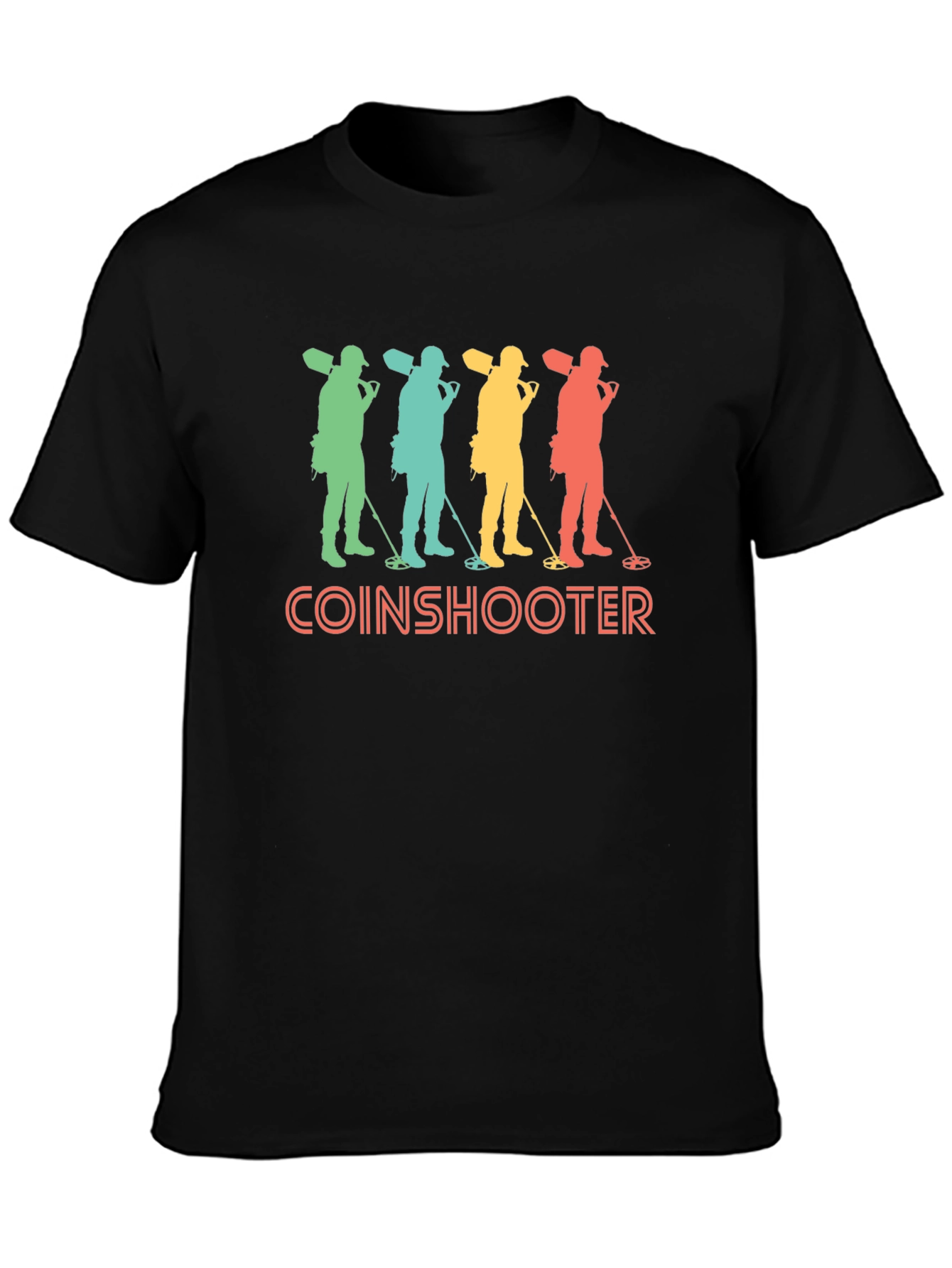 Retro Coinshooter Graphic T-Shirt - Metal Detecting Tee