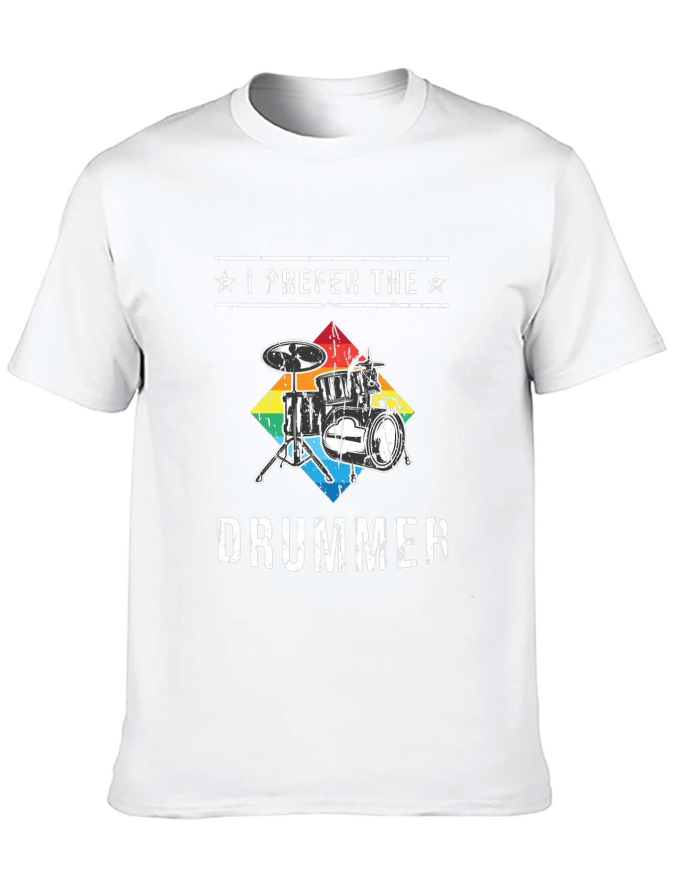 I Prefer The Drummer Graphic T-Shirt