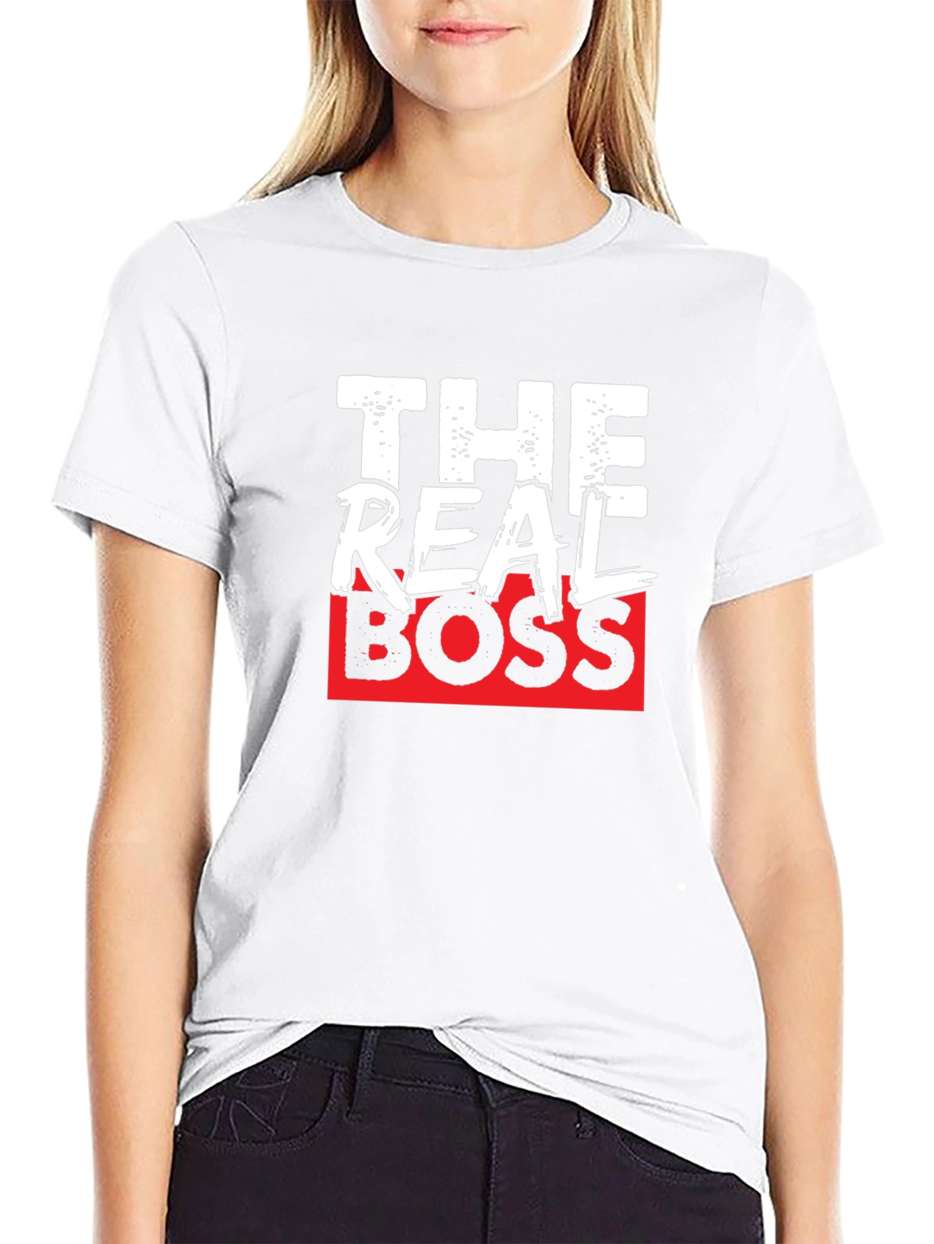The Real Boss Graphic T-Shirt - Black
