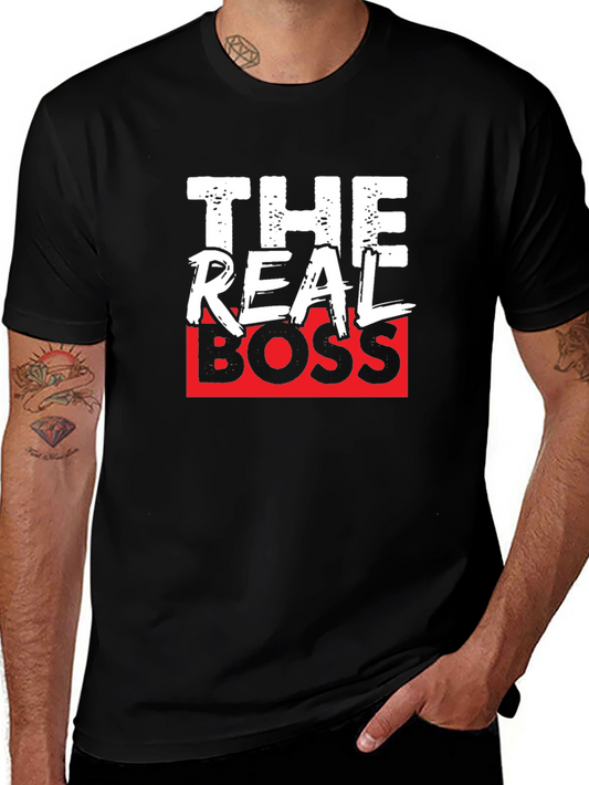 The Real Boss Graphic T-Shirt - Black