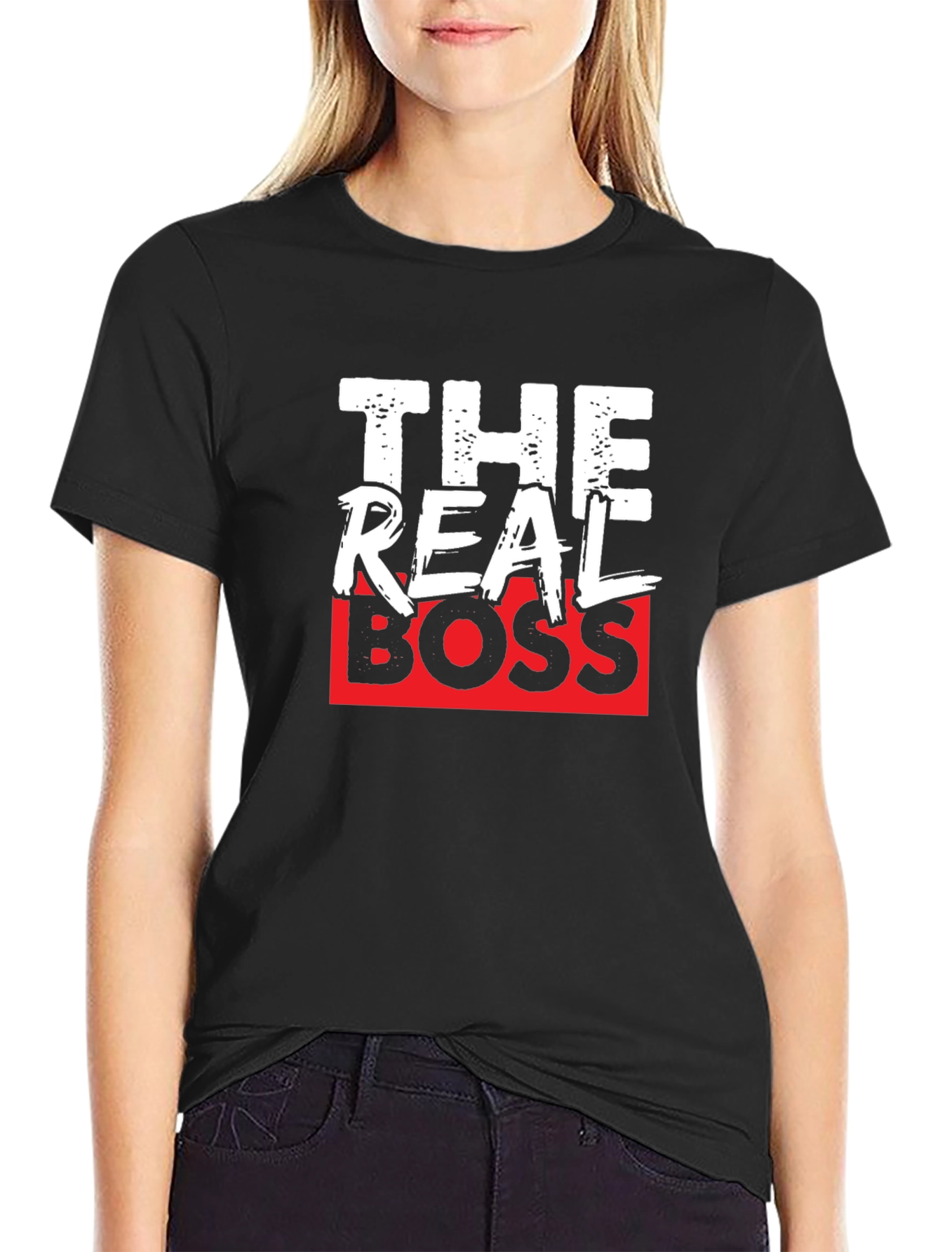 The Real Boss Graphic T-Shirt - Black