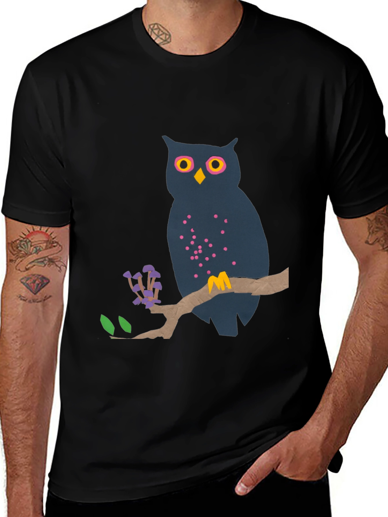 Owl T-Shirt: Whimsical Night Bird Tee