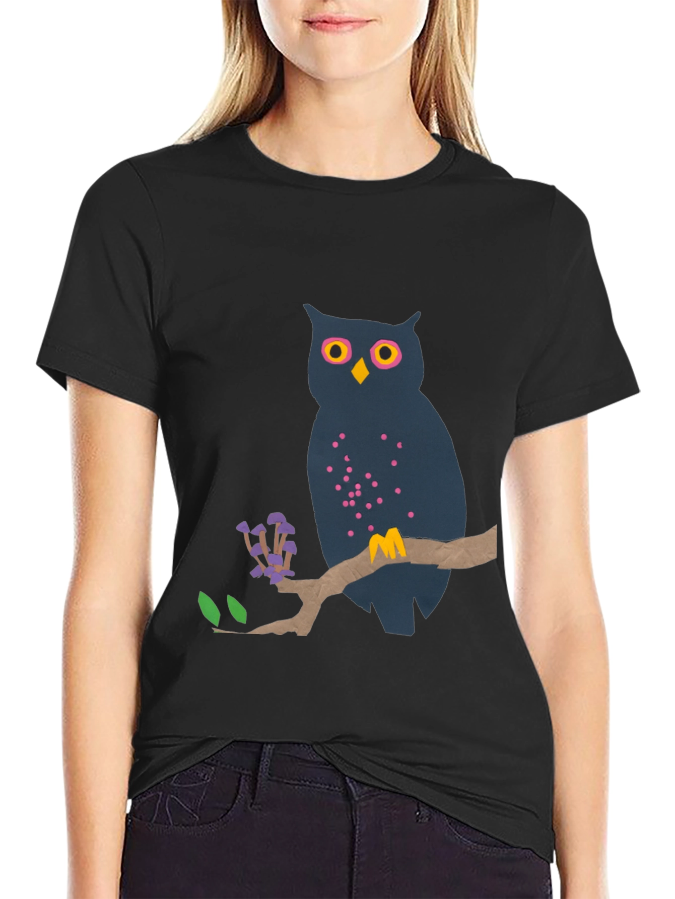 Owl T-Shirt: Whimsical Night Bird Tee
