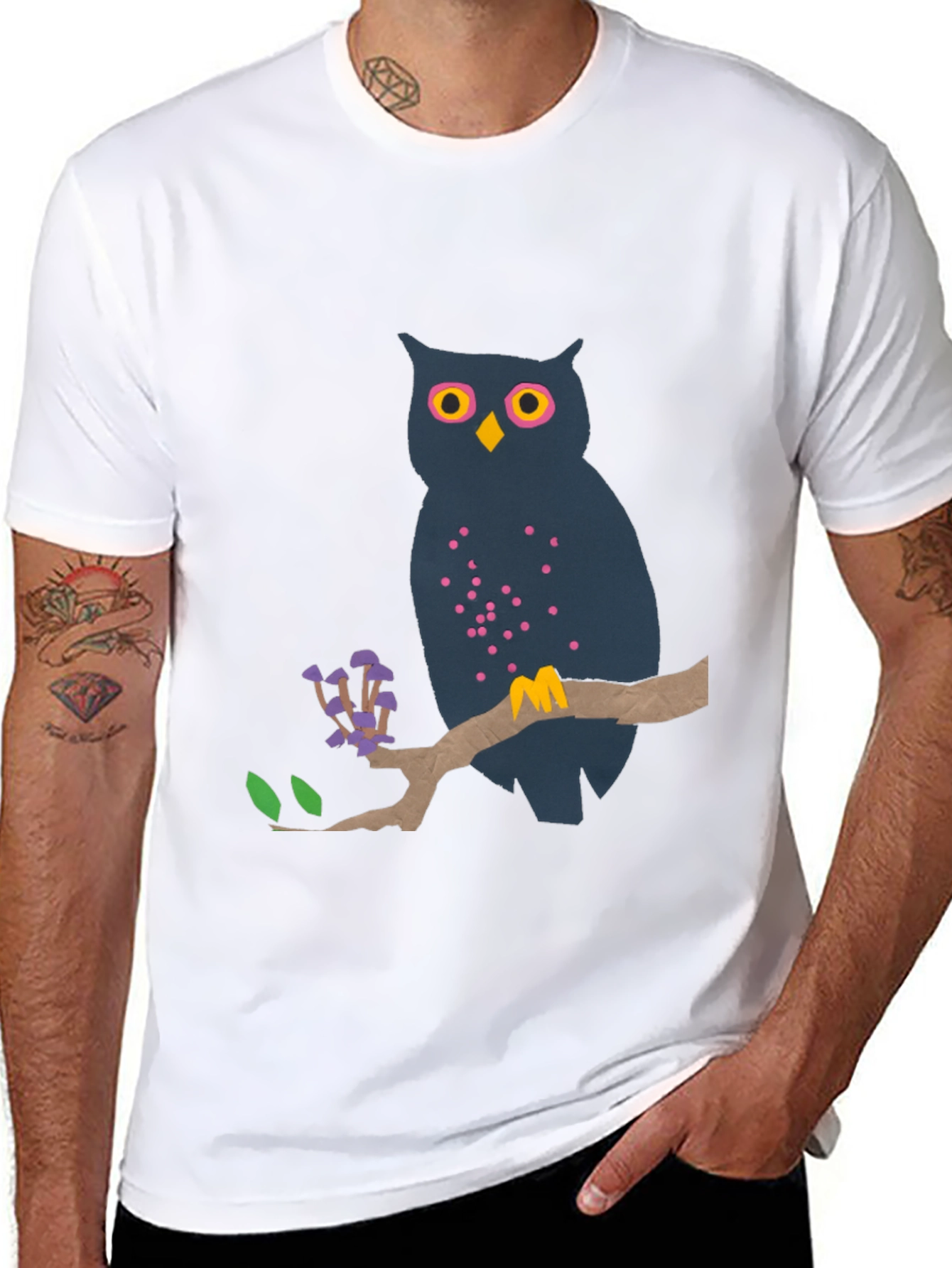 Owl T-Shirt: Whimsical Night Bird Tee