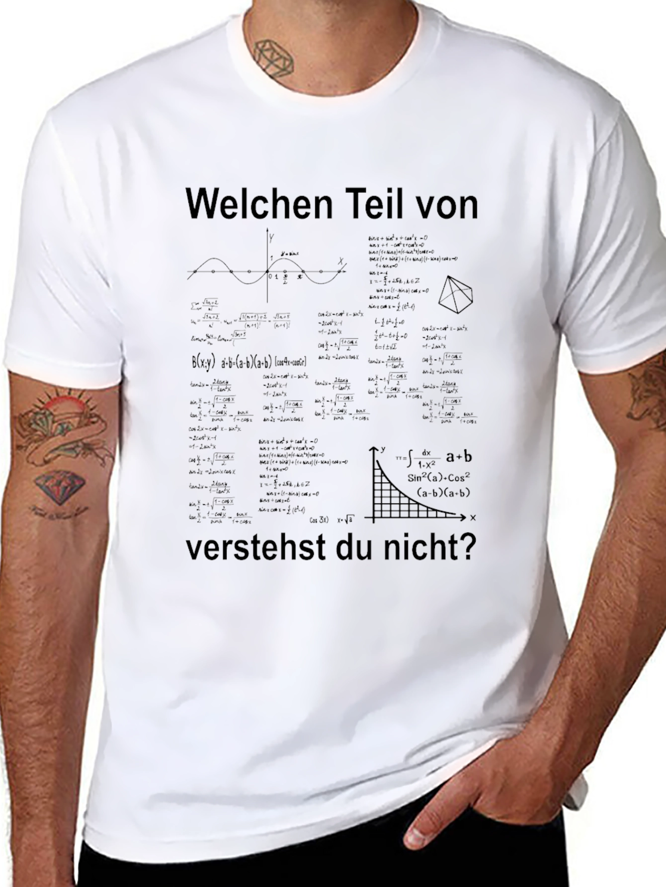 Math Equations T-Shirt: Welchen Teil verstehst du nicht?