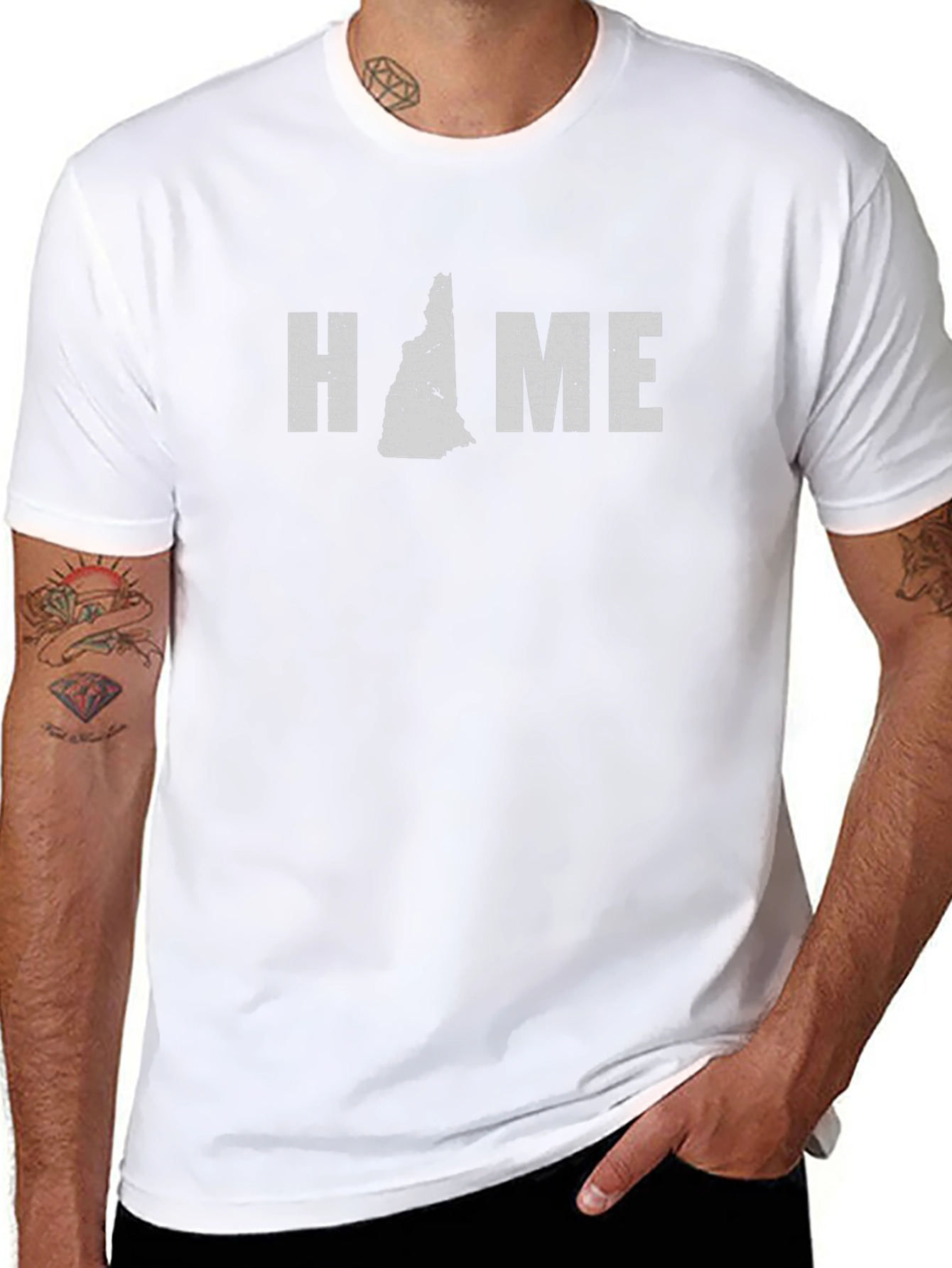Home State T-Shirt Unisex Crew Neck New Hampshire