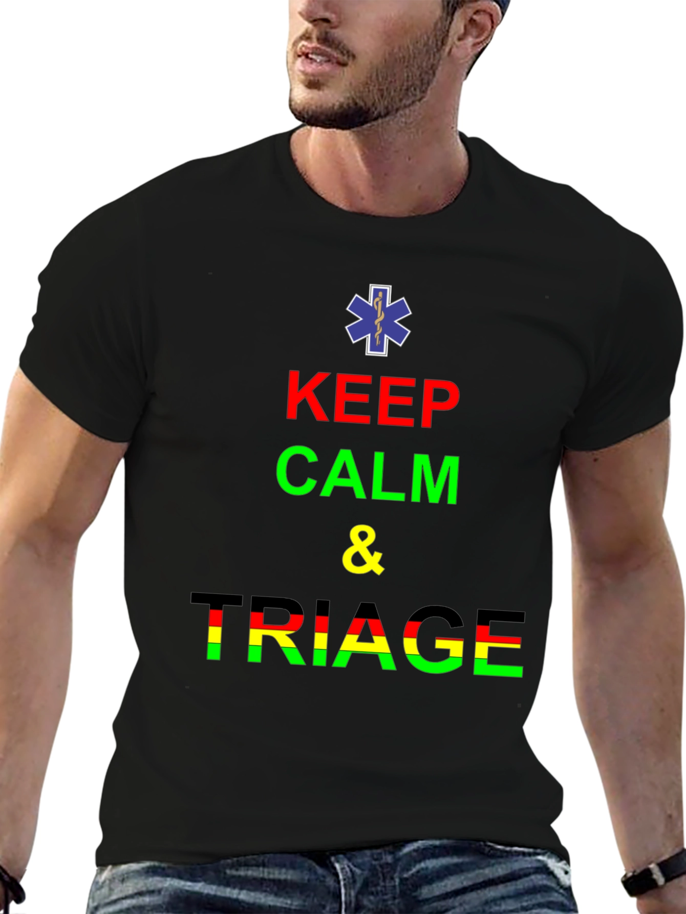Keep Calm and Triage Graphic Tee