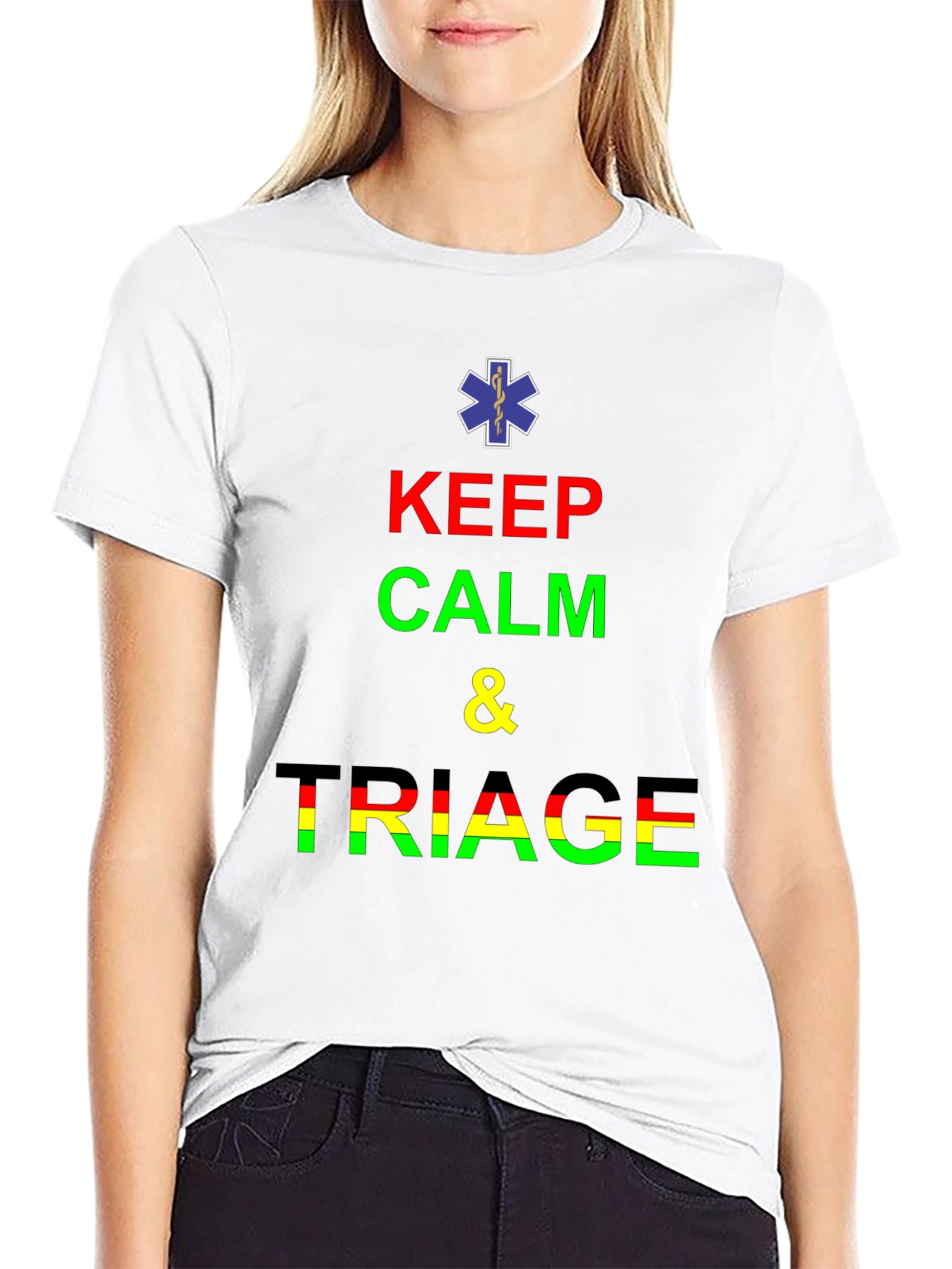 Keep Calm and Triage Graphic Tee