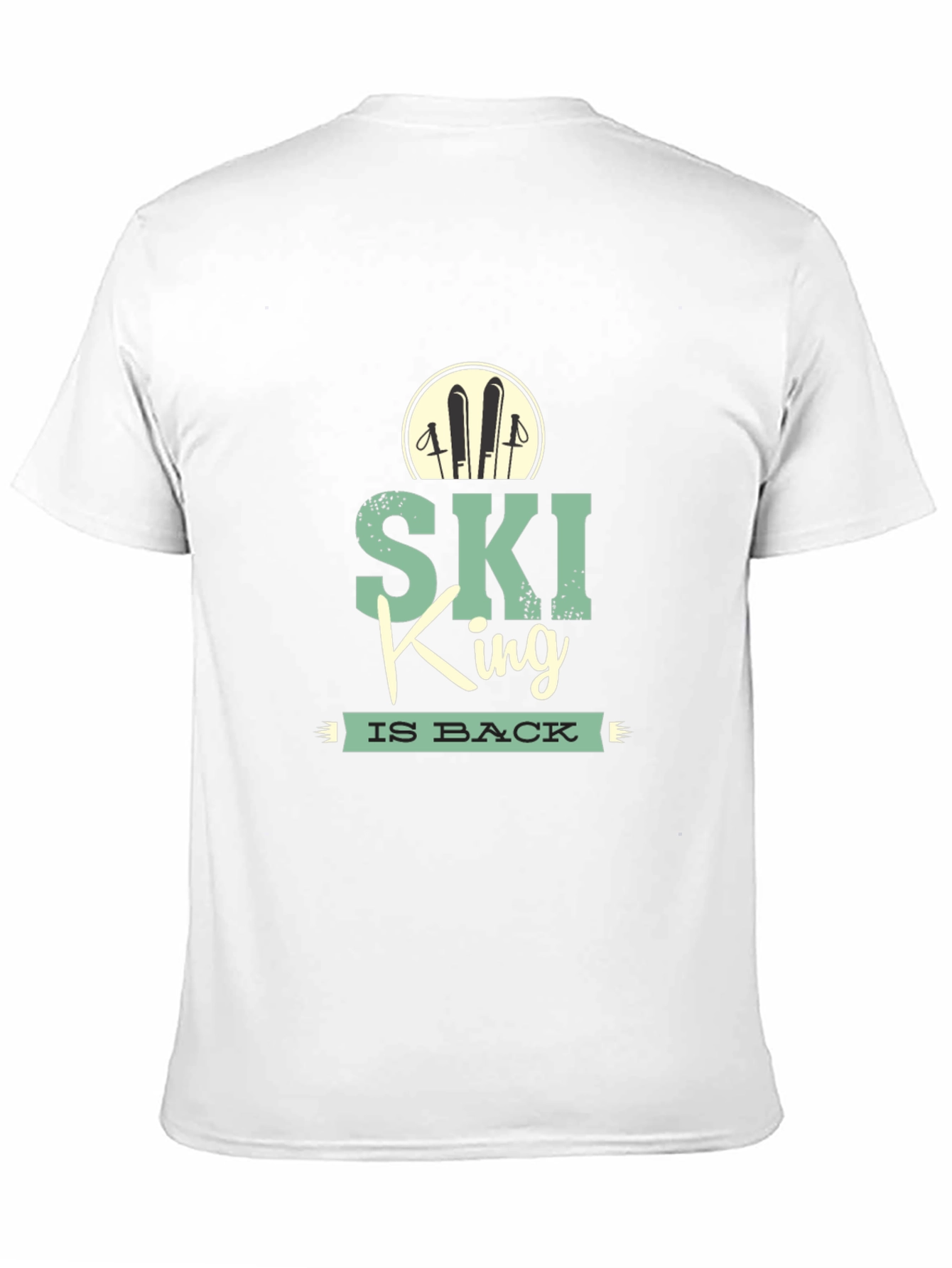 Ski King T-Shirt: Retro Winter Sports Tee