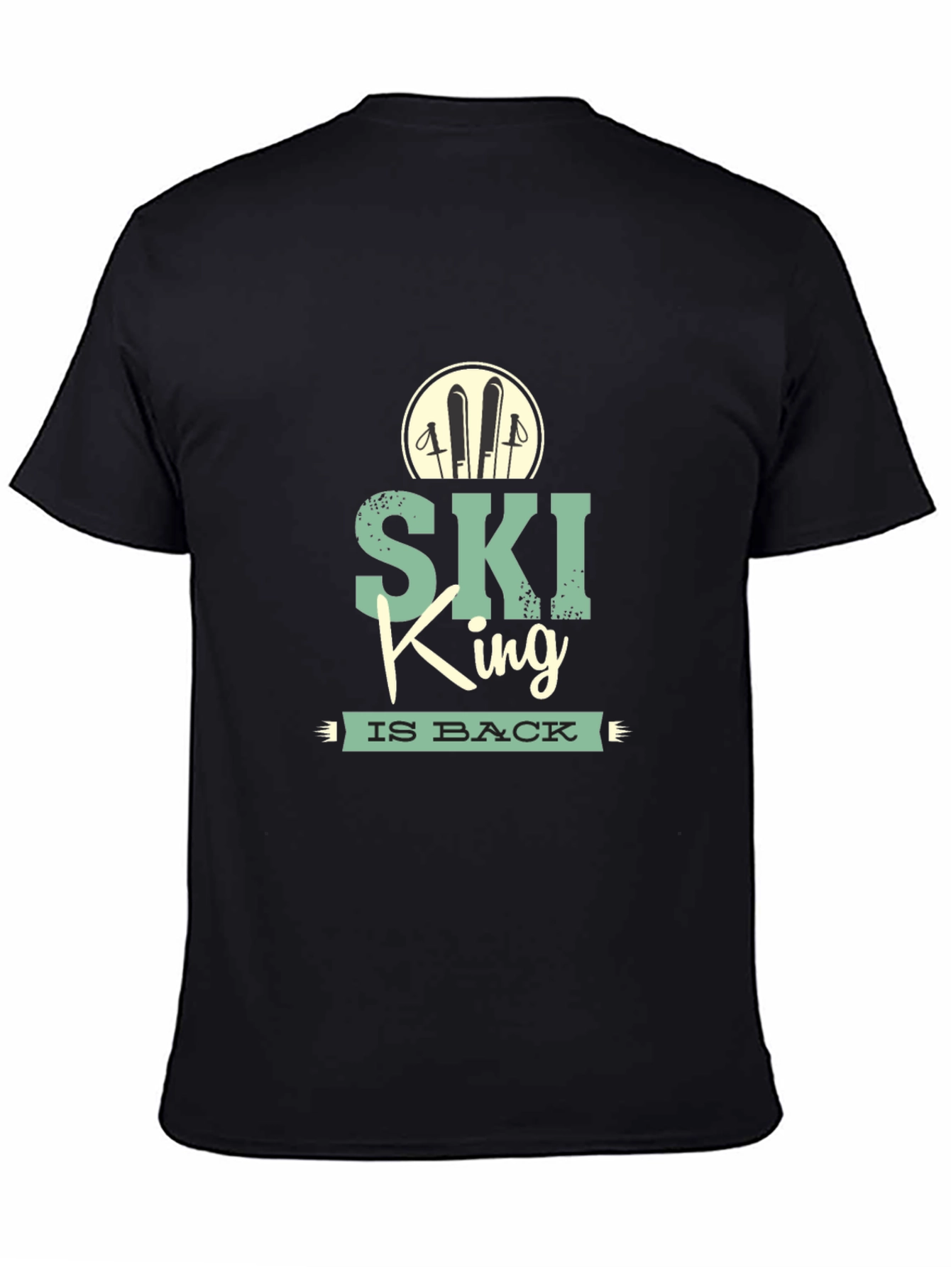 Ski King T-Shirt: Retro Winter Sports Tee