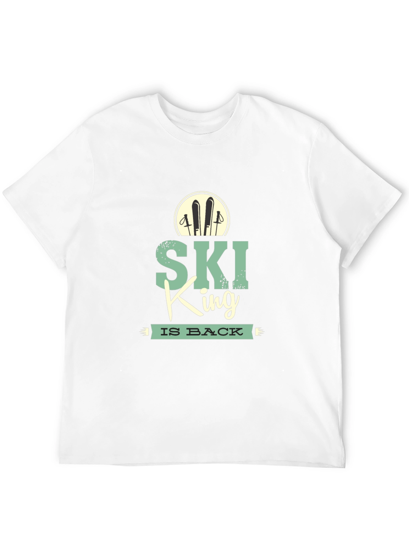 Ski King T-Shirt: Retro Winter Sports Tee