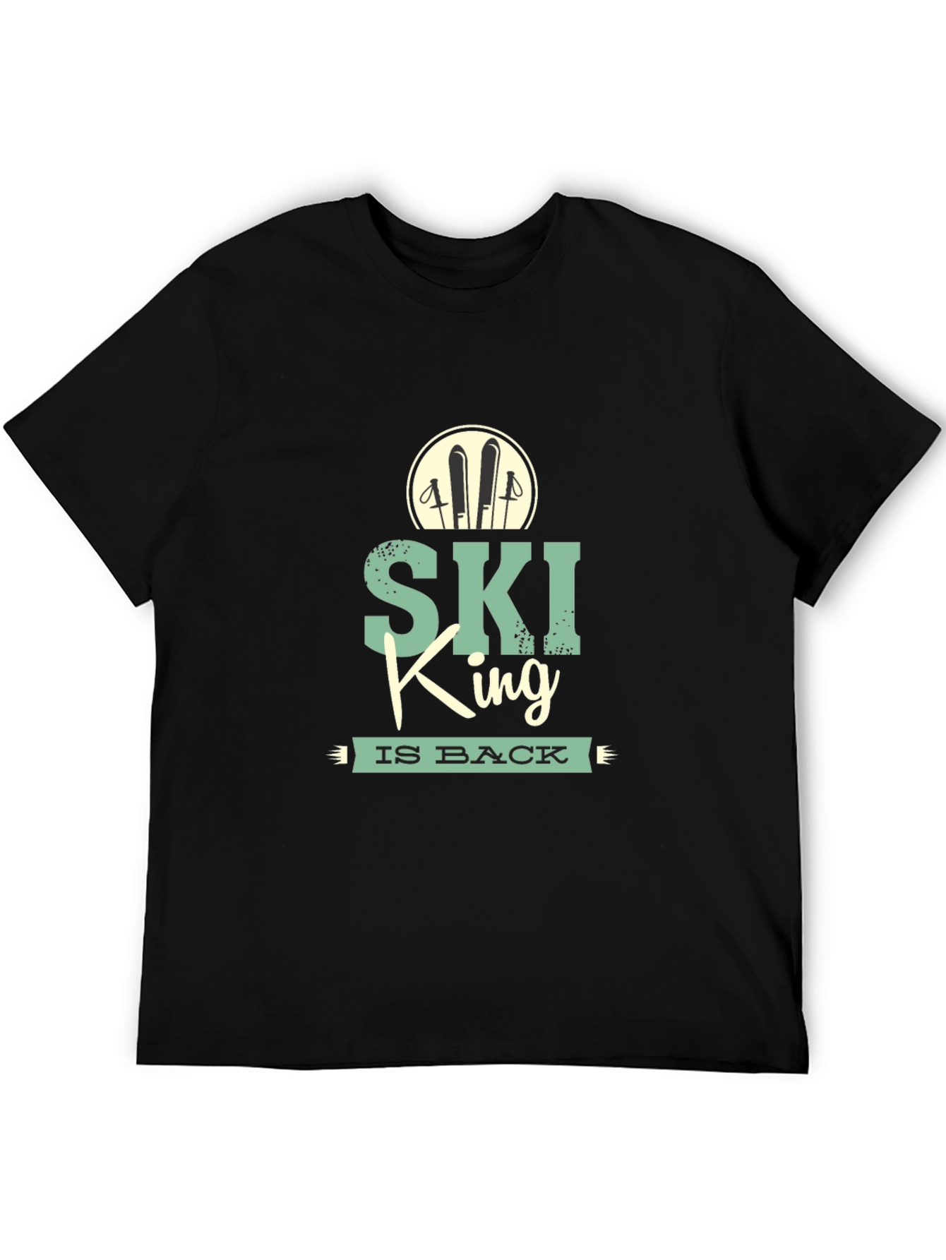 Ski King T-Shirt: Retro Winter Sports Tee