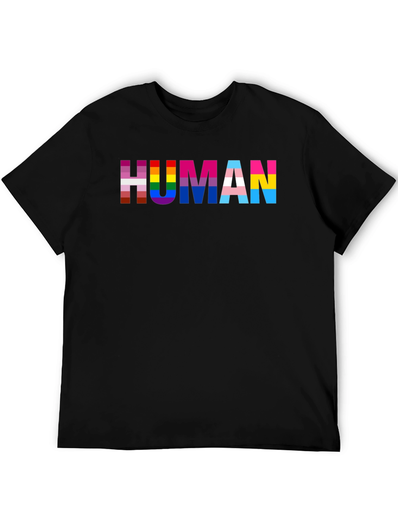 LGBTQ+ Pride HUMAN Graphic T-Shirt